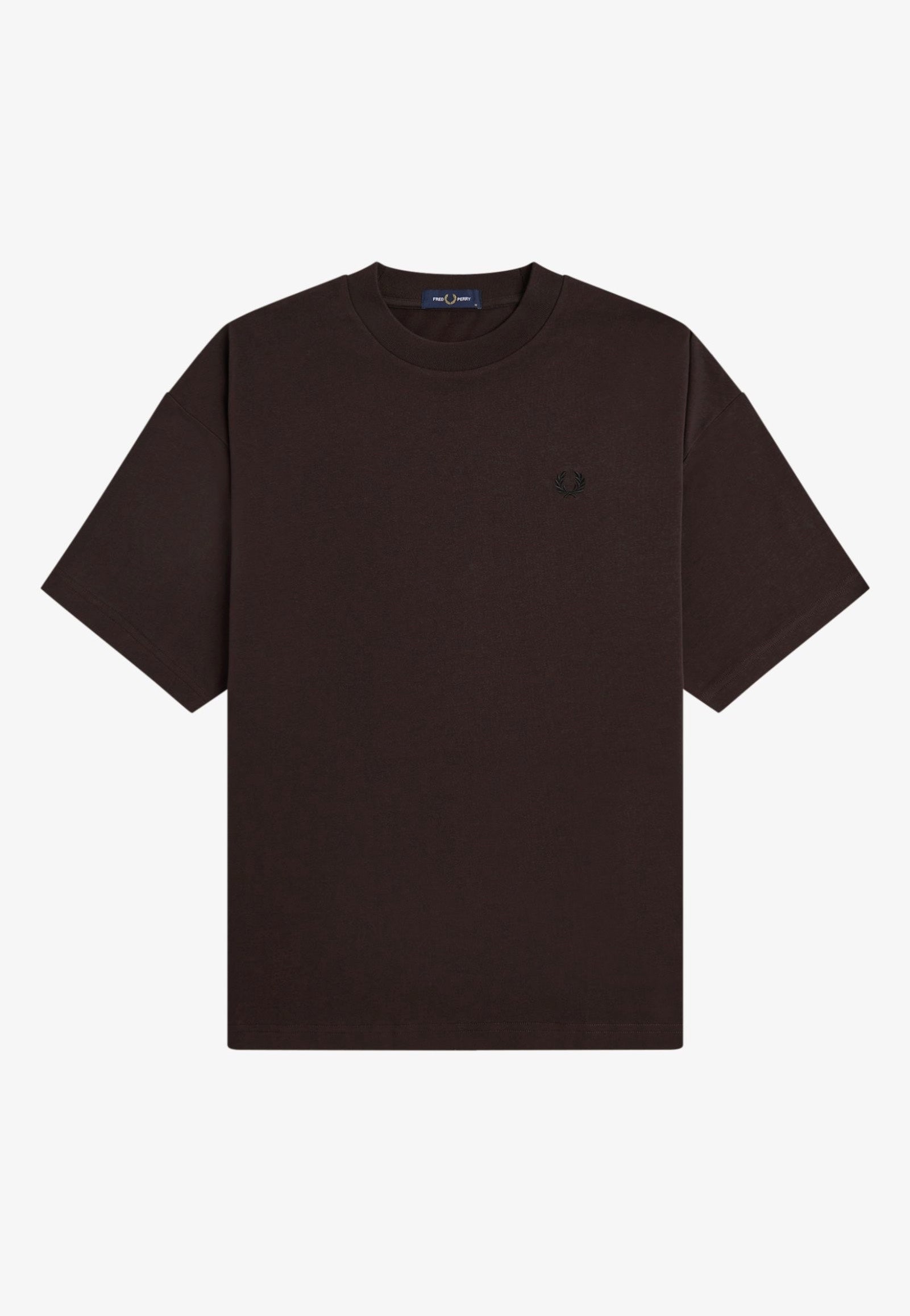 Fred Perry - Oversized Rich Brown - T-Shirt | Men-Image