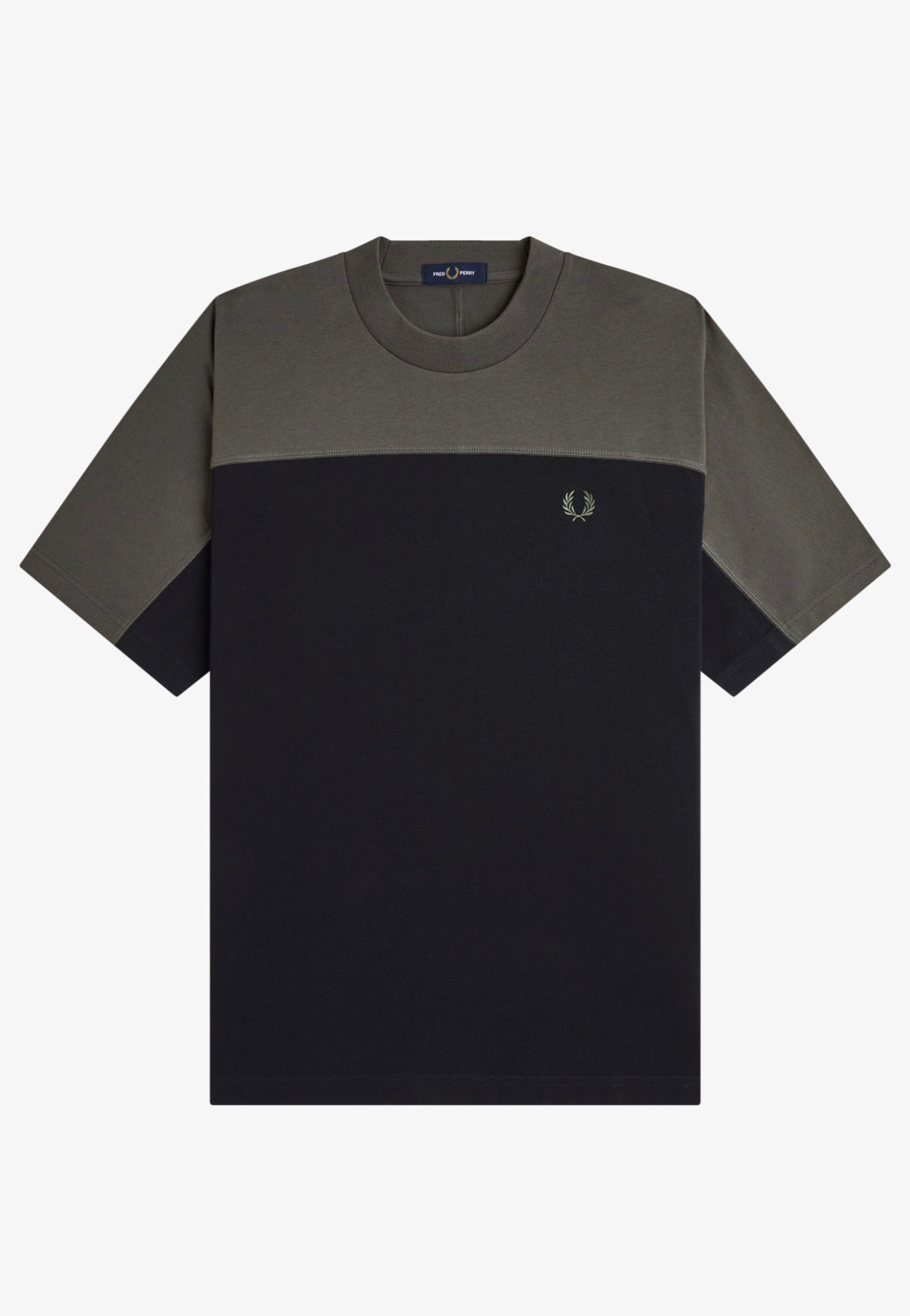 Fred Perry - Colour Block Black - T-Shirt | Men-Image