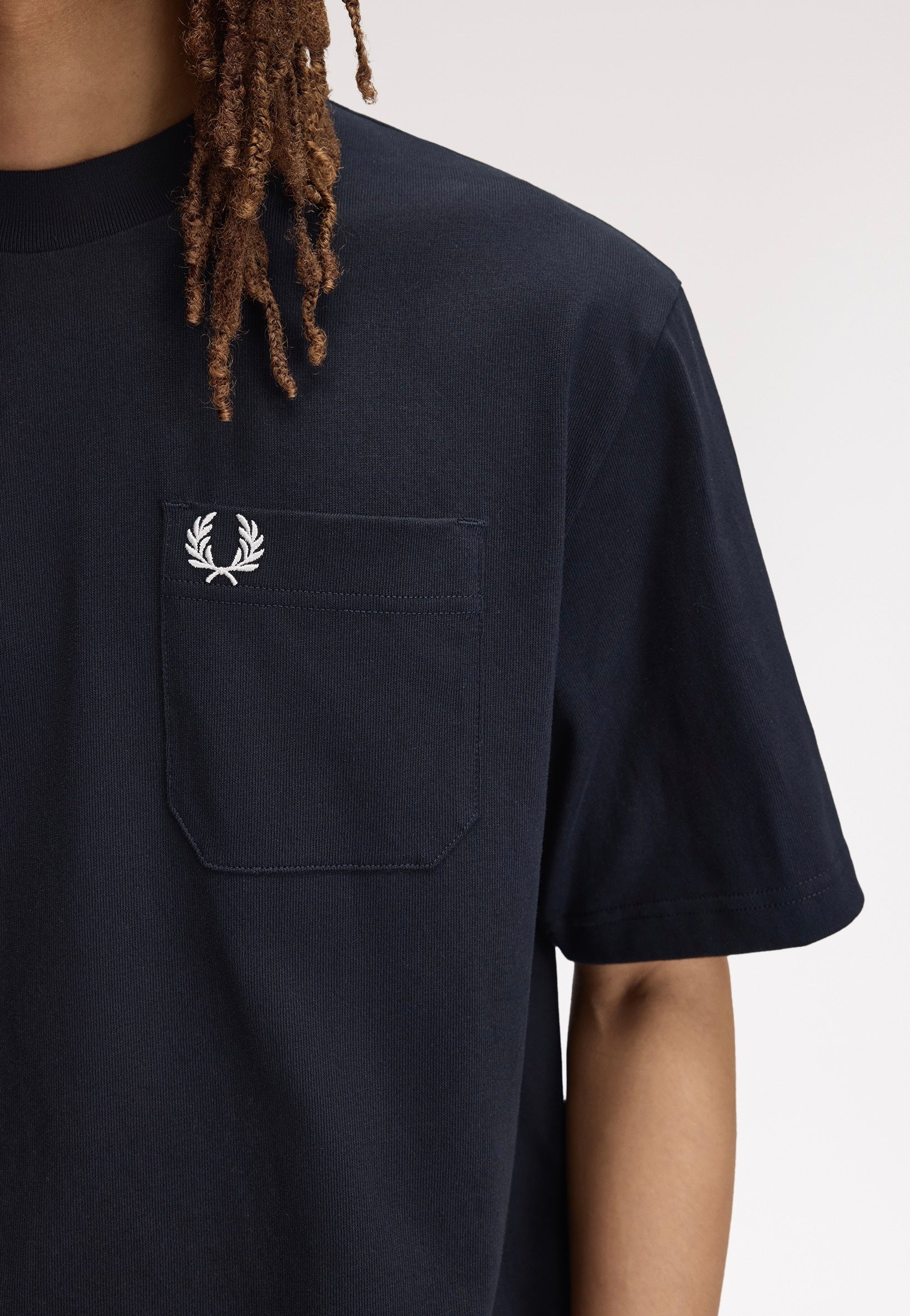 Fred Perry - Relaxed Navy - T-Shirt | Men-Image