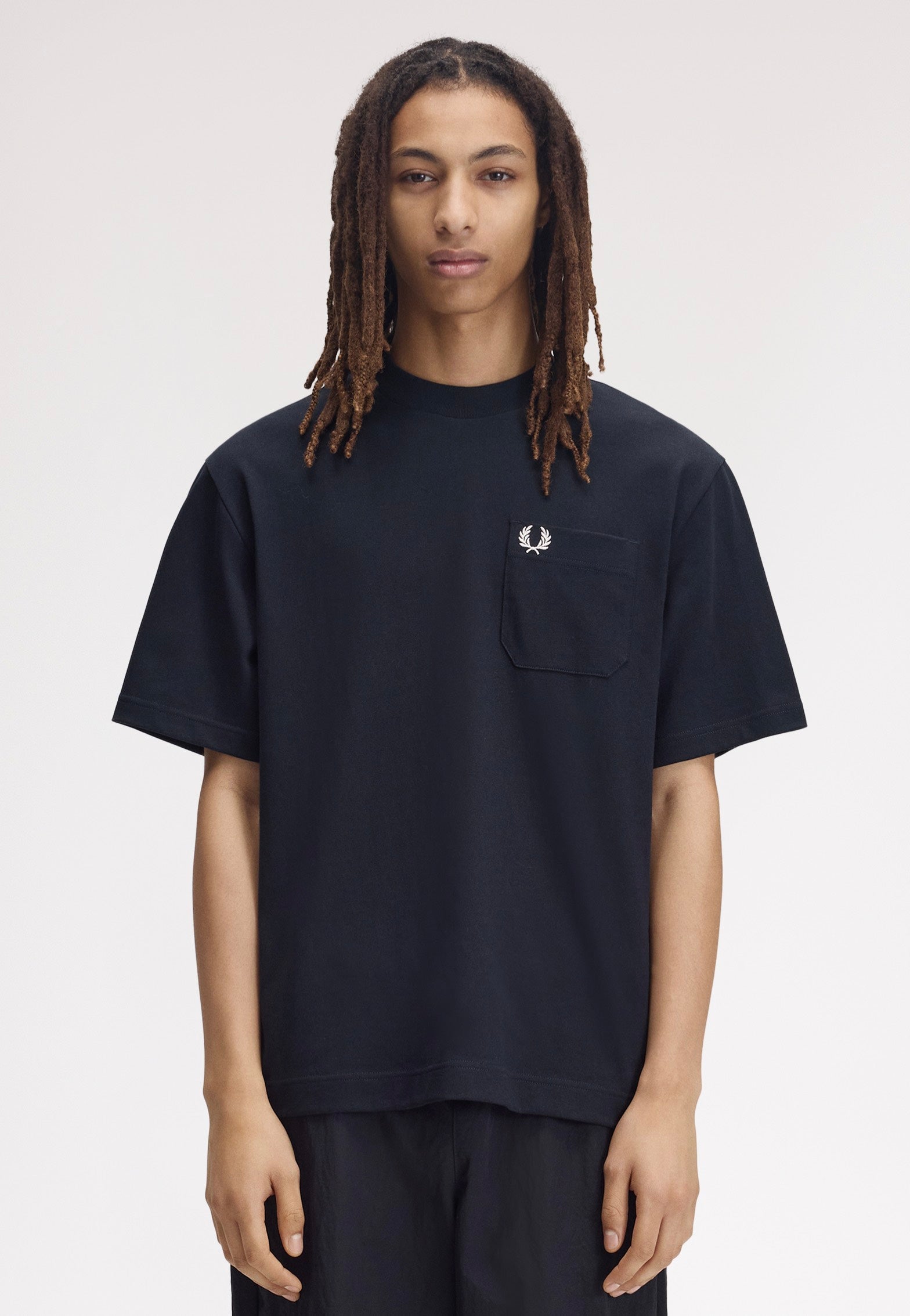 Fred Perry - Relaxed Navy - T-Shirt | Men-Image