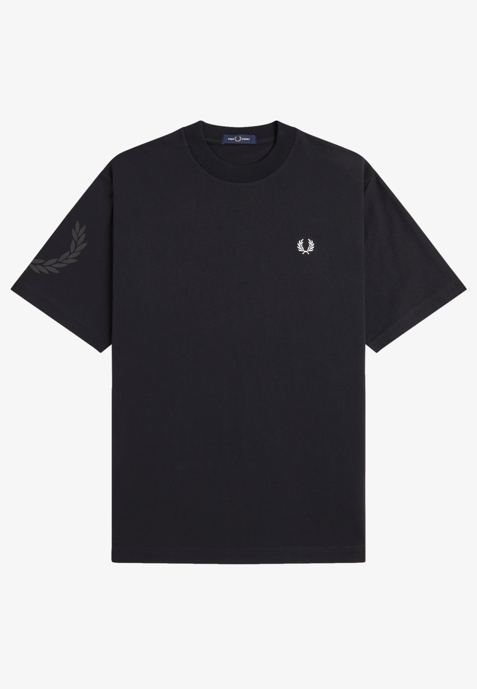 Fred Perry - Reflective Laurel Wreath Black - T-Shirt | Men-Image