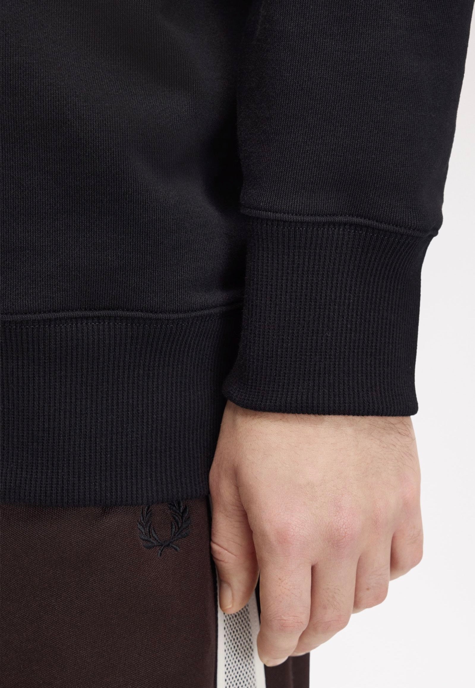 Fred Perry - Oversized Tipped Black - Sweater | Men-Image