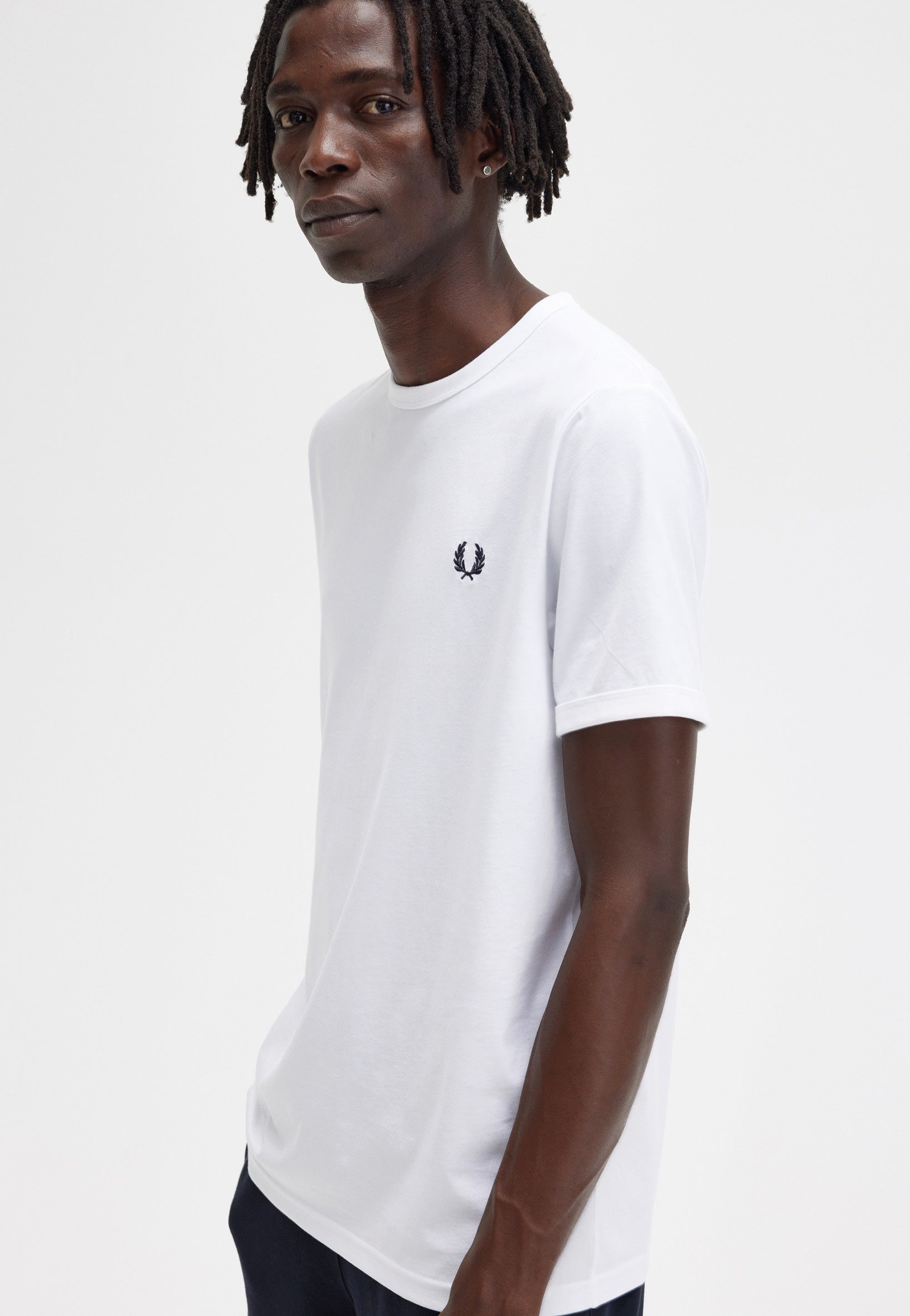 Fred Perry - Ringer White - T-Shirt | Men-Image