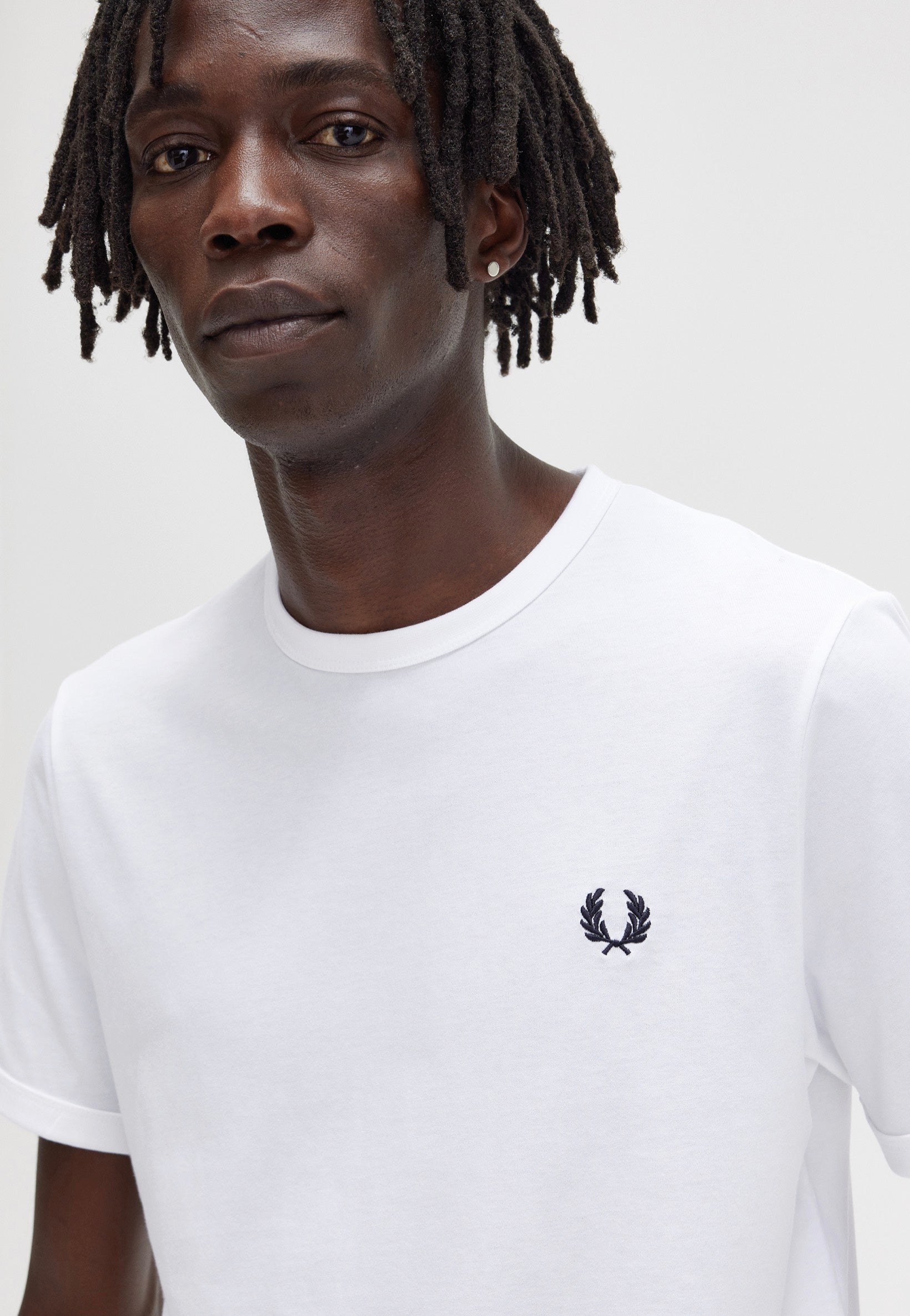 Fred Perry - Ringer White - T-Shirt | Men-Image