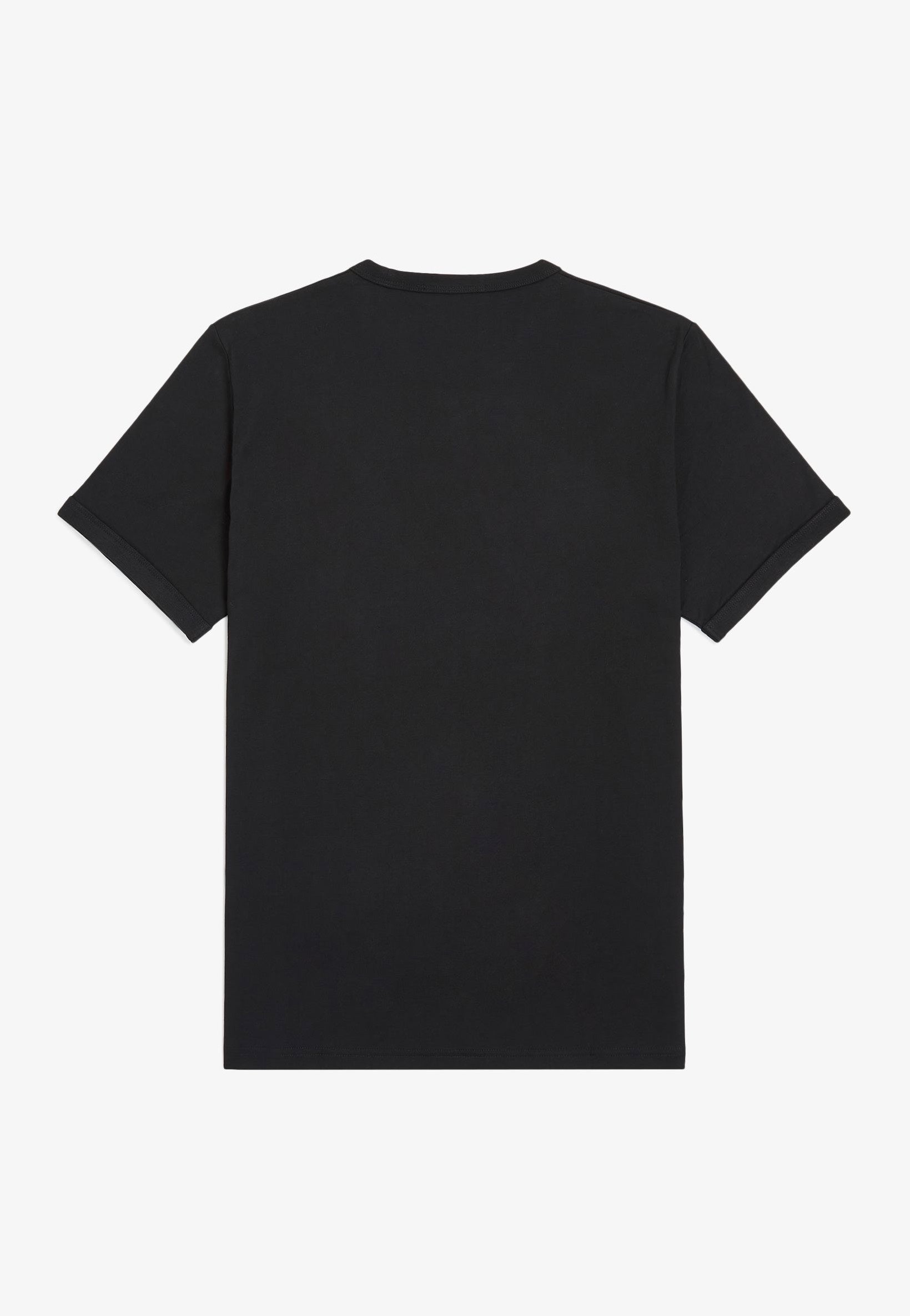 Fred Perry - Ringer Black - T-Shirt | Men-Image