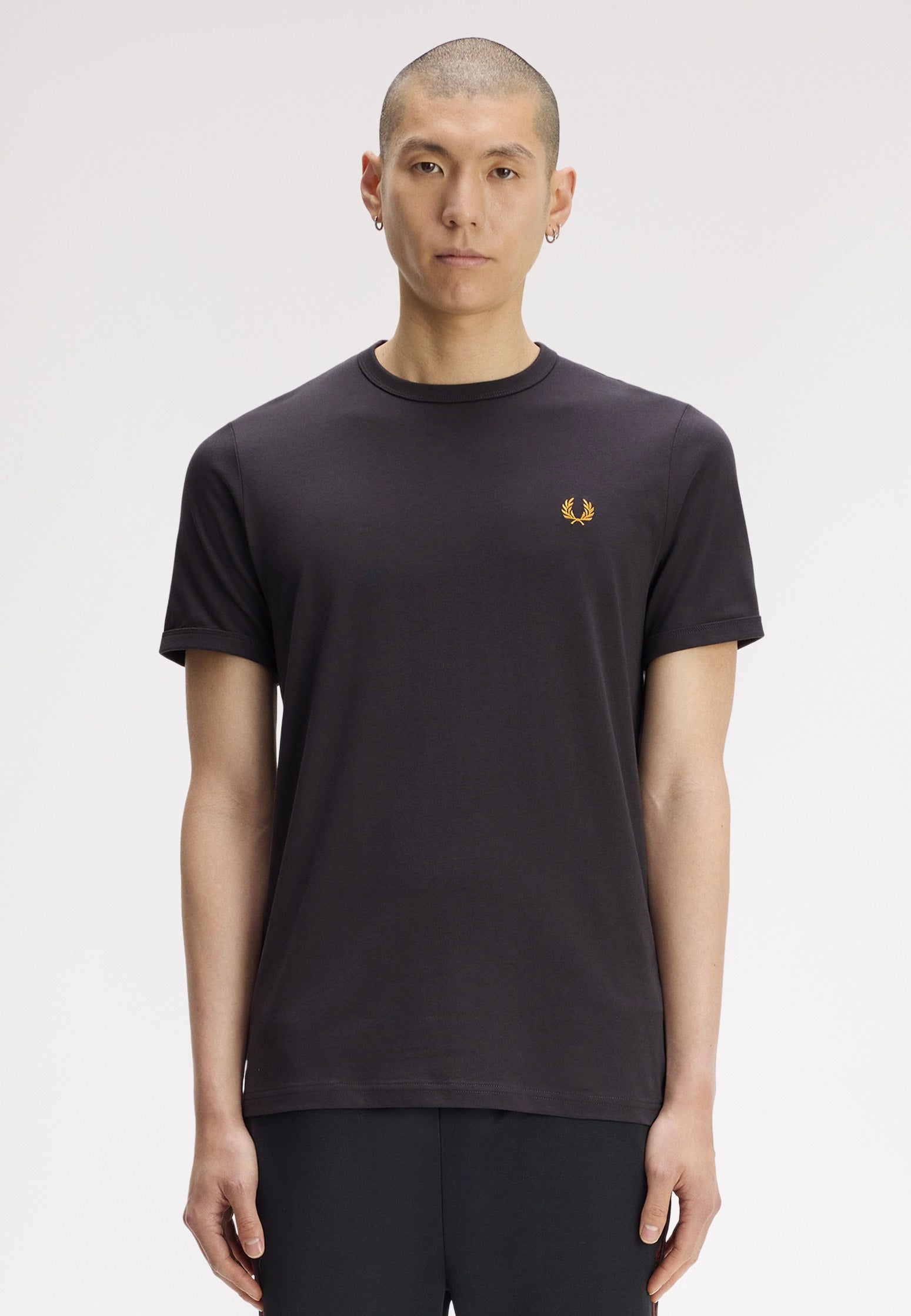 Fred Perry - Ringer Anchor Grey - T-Shirt | Men-Image