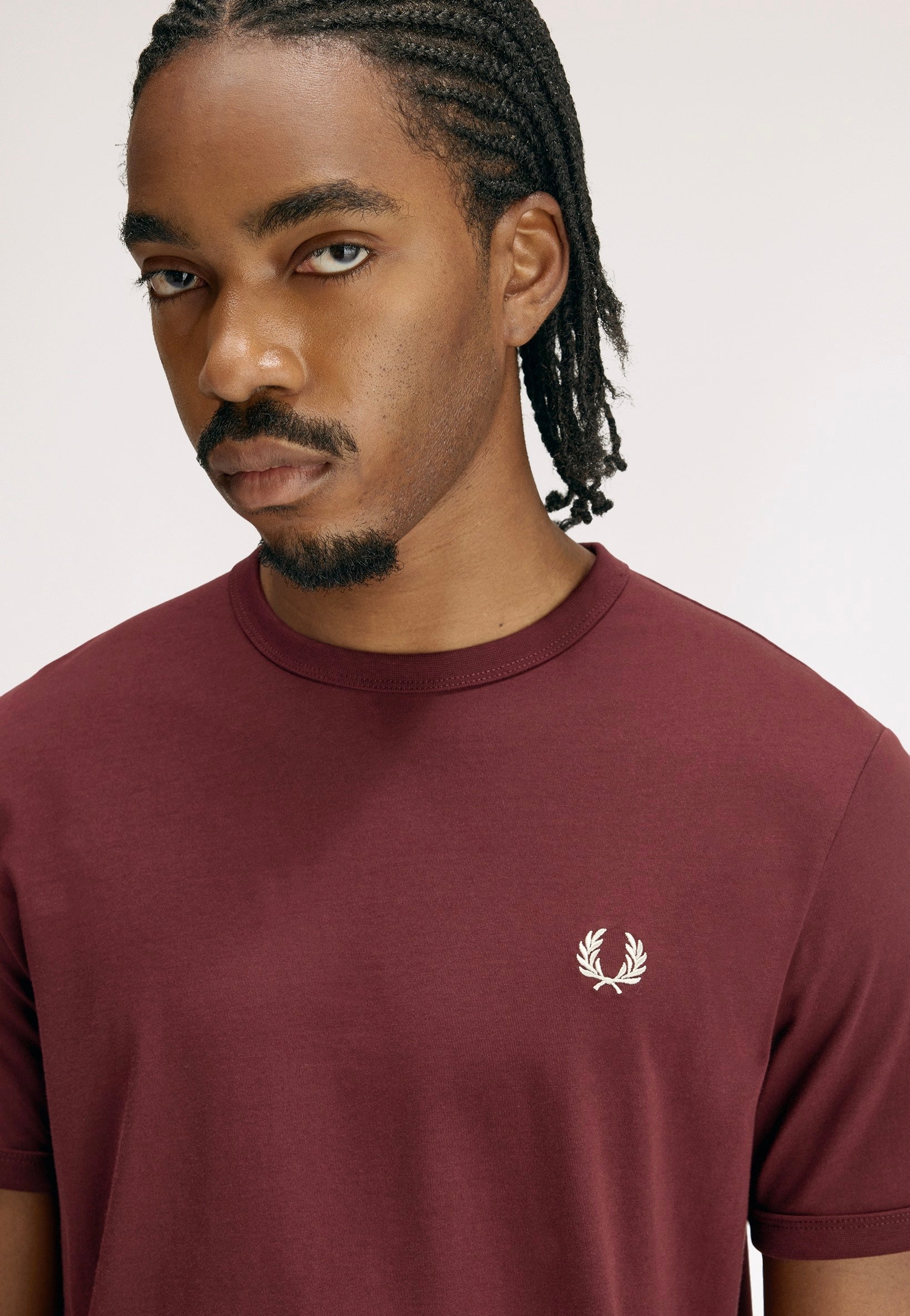 Fred Perry - Ringer Oxblood - T-Shirt | Men-Image