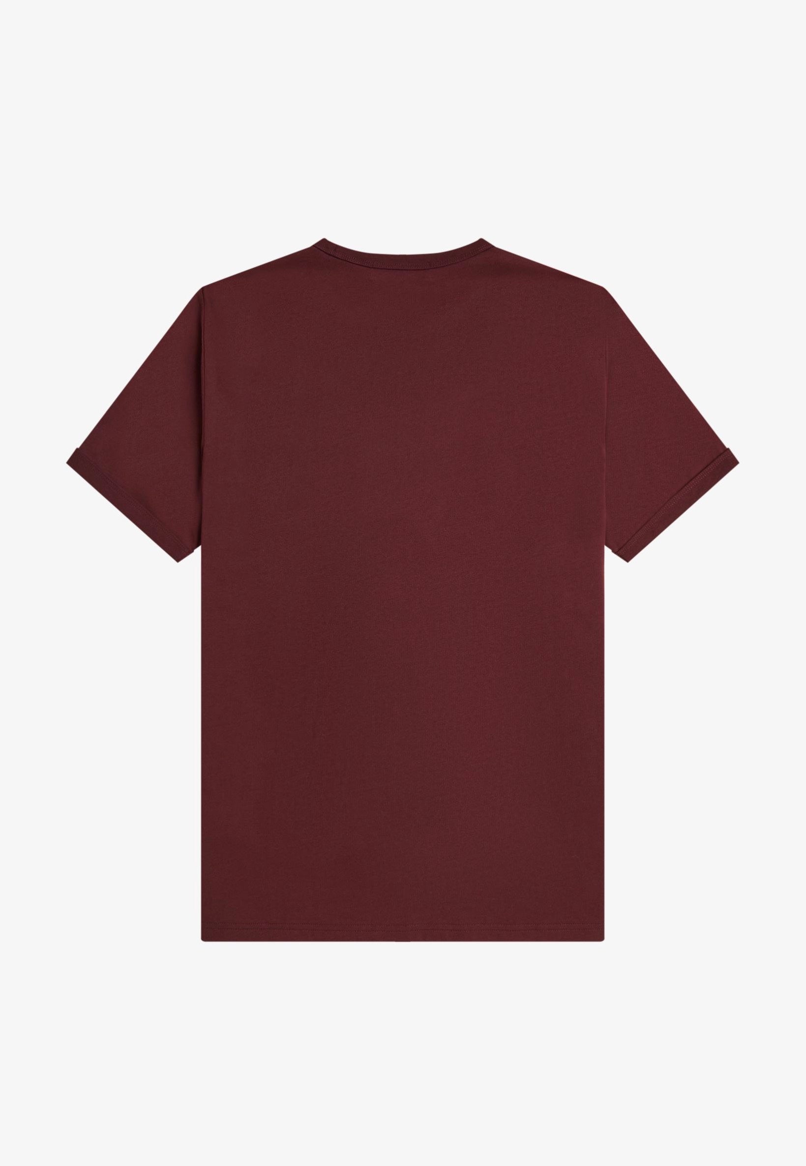 Fred Perry - Ringer Oxblood - T-Shirt | Men-Image