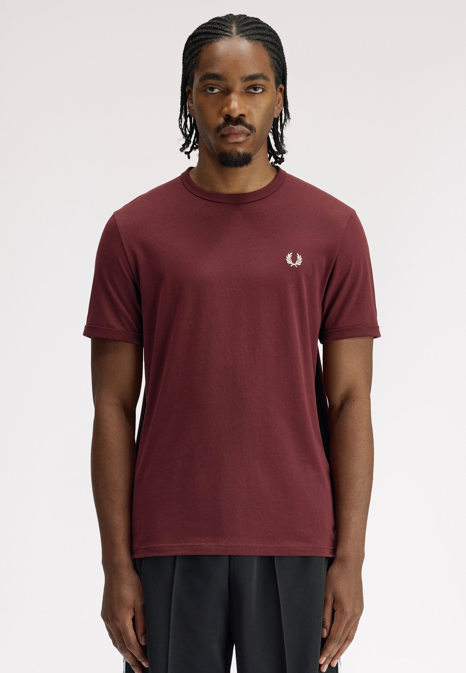 Fred Perry - Ringer Oxblood - T-Shirt | Men-Image