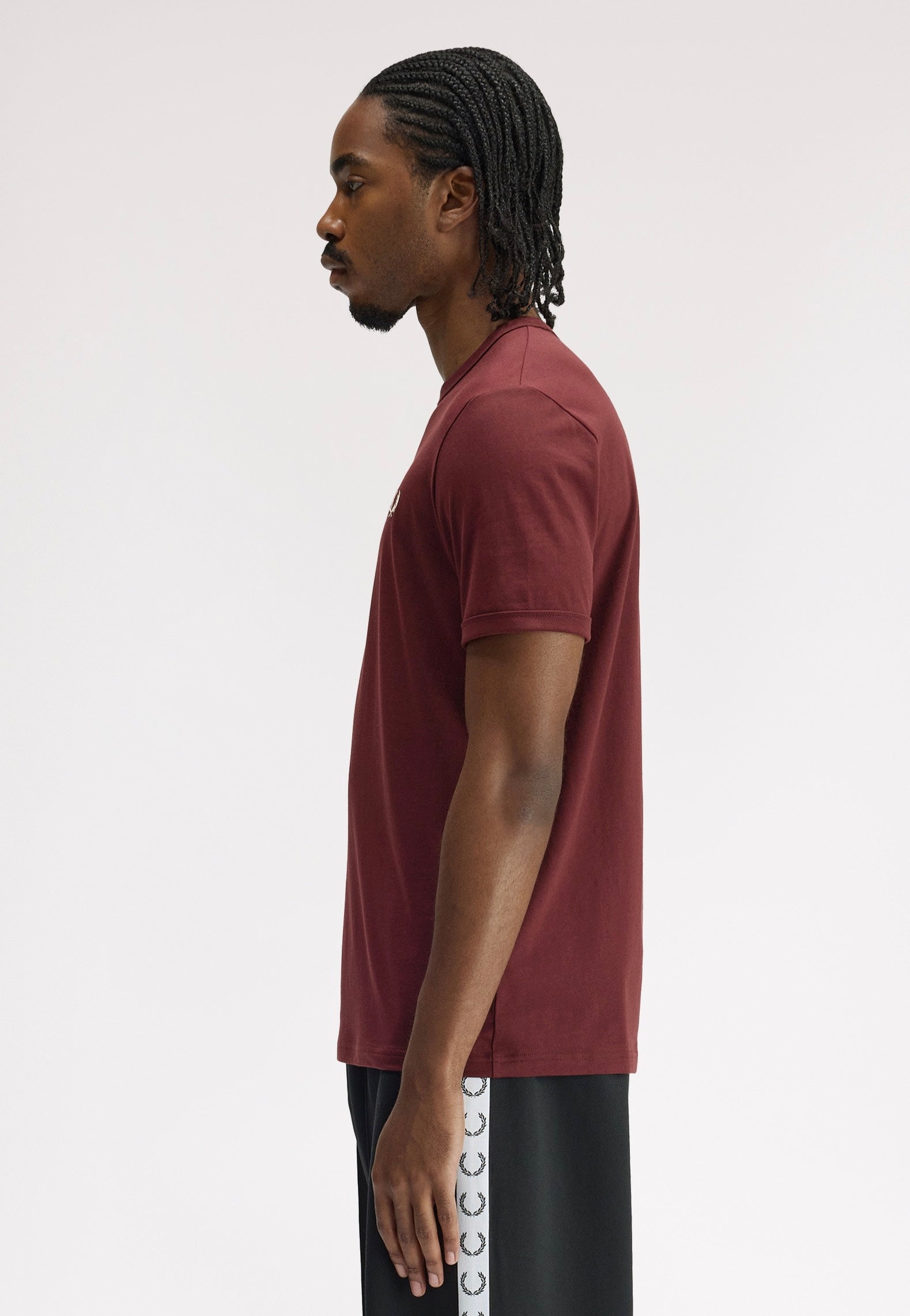 Fred Perry - Ringer Oxblood - T-Shirt | Men-Image