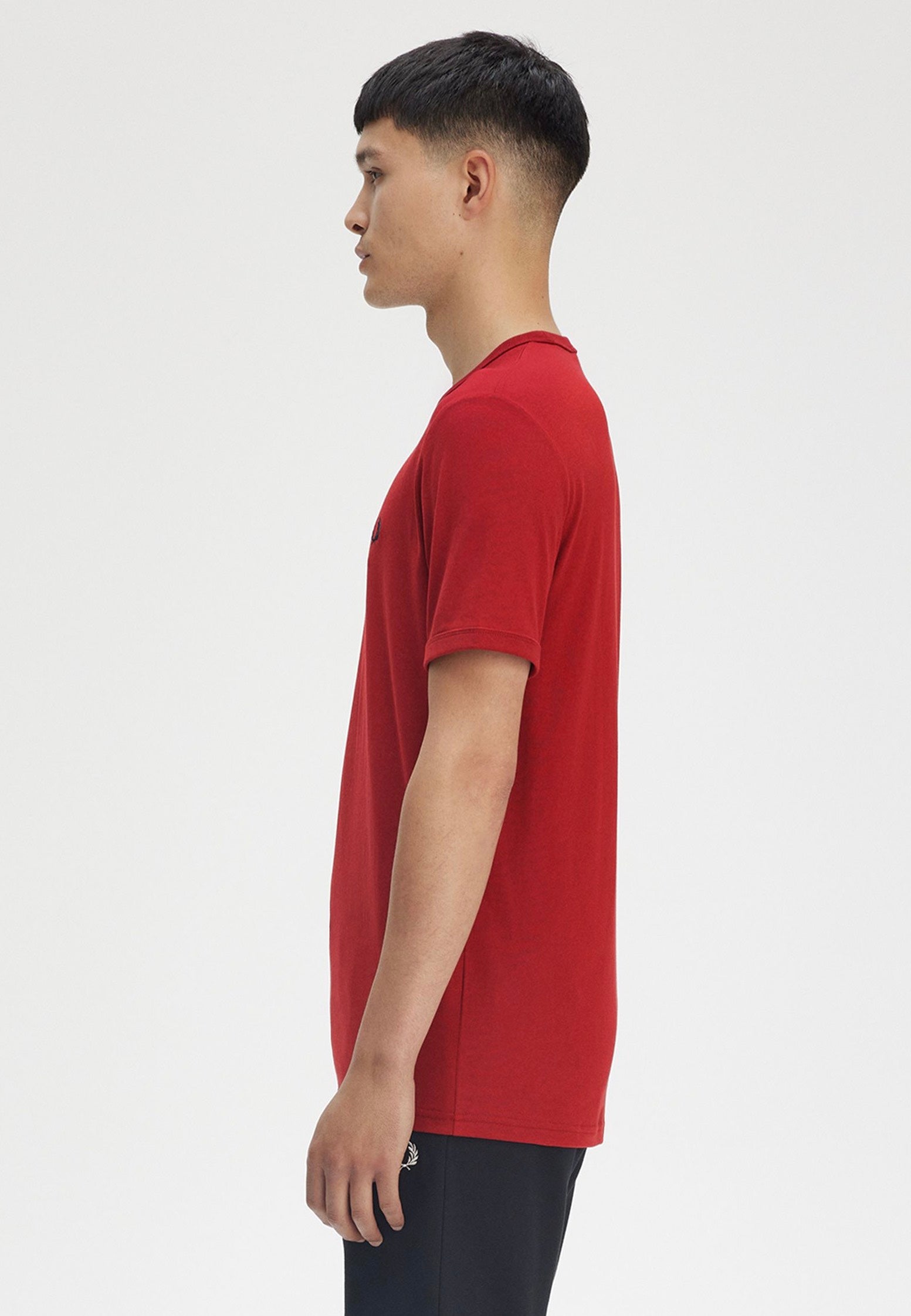 Fred Perry - Ringer Burnt Red - T-Shirt | Men-Image
