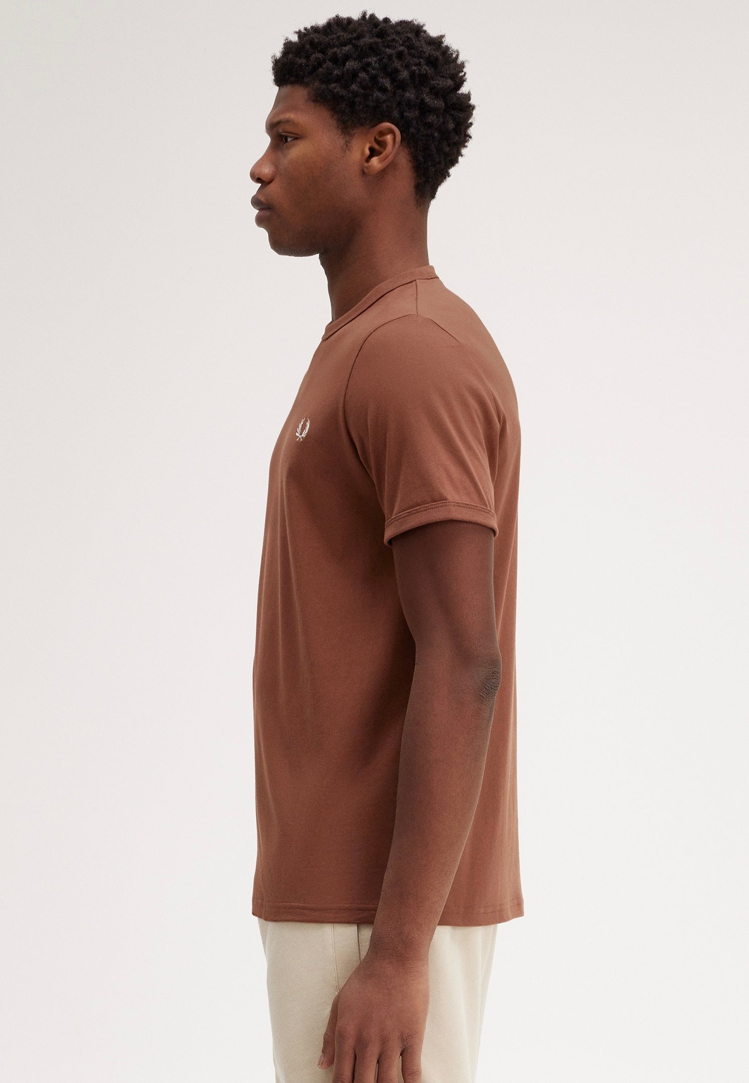 Fred Perry - Ringer Whisky Brown - T-Shirt | Men-Image