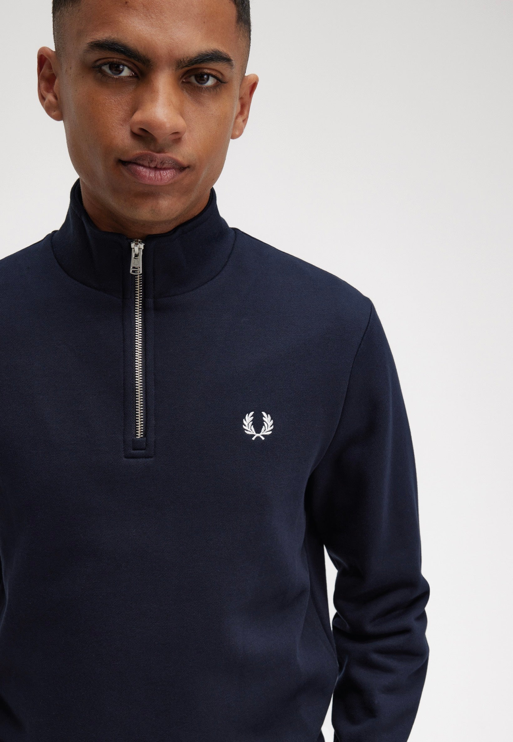 Fred Perry - Half Zip Navy - Pullover | Men-Image