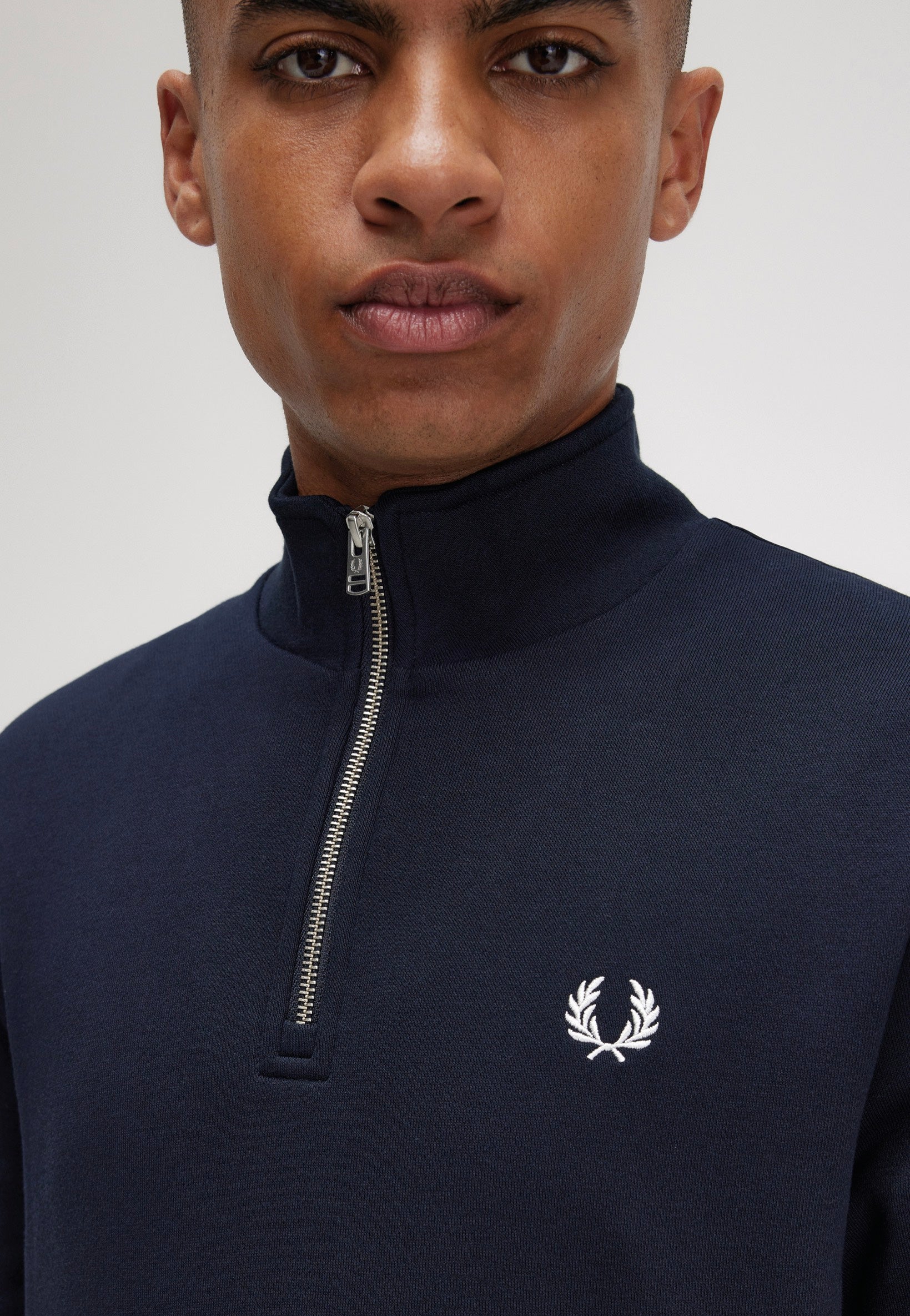 Fred Perry - Half Zip Navy - Pullover | Men-Image