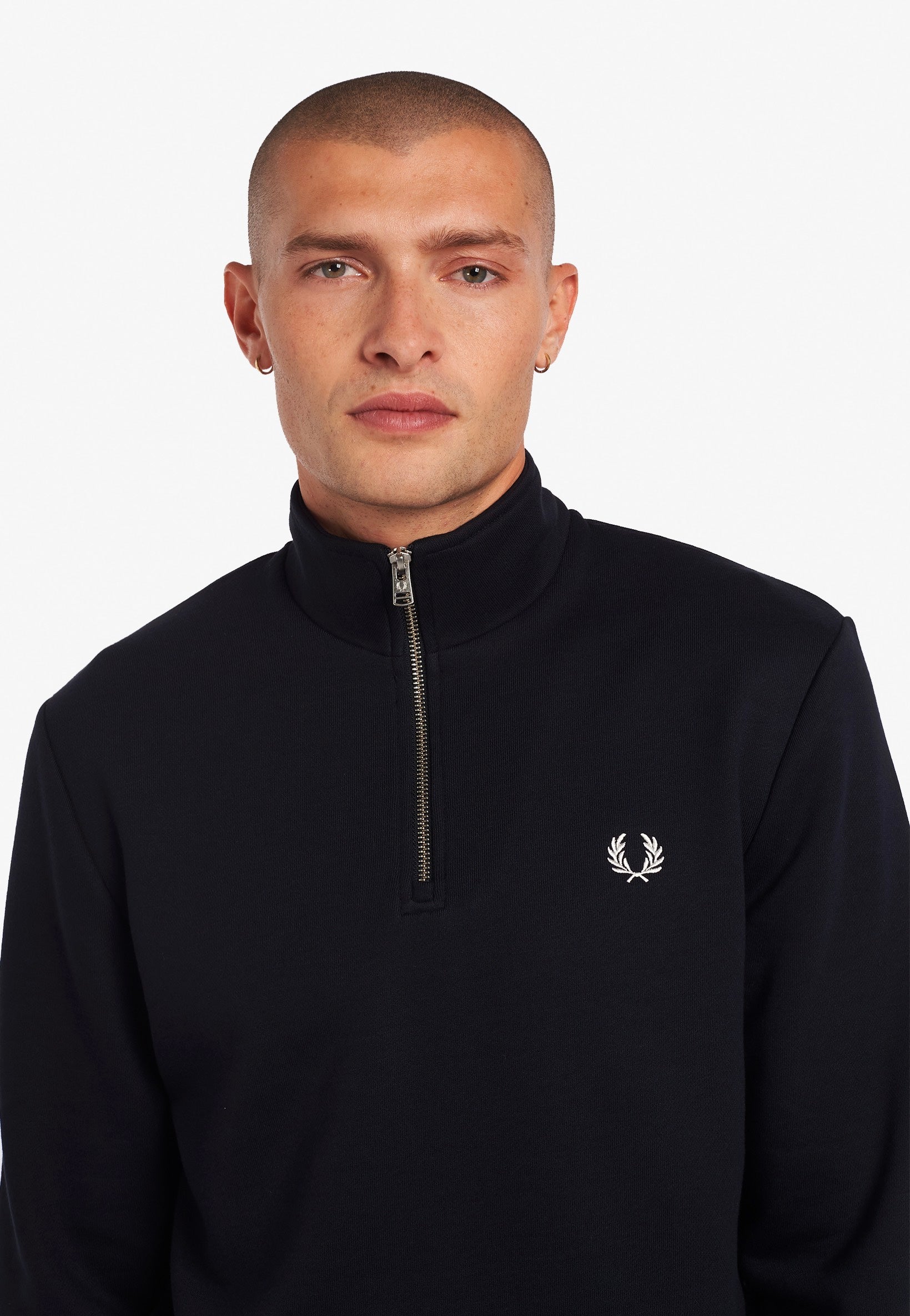 Fred Perry - Half Zip Navy - Pullover | Men-Image