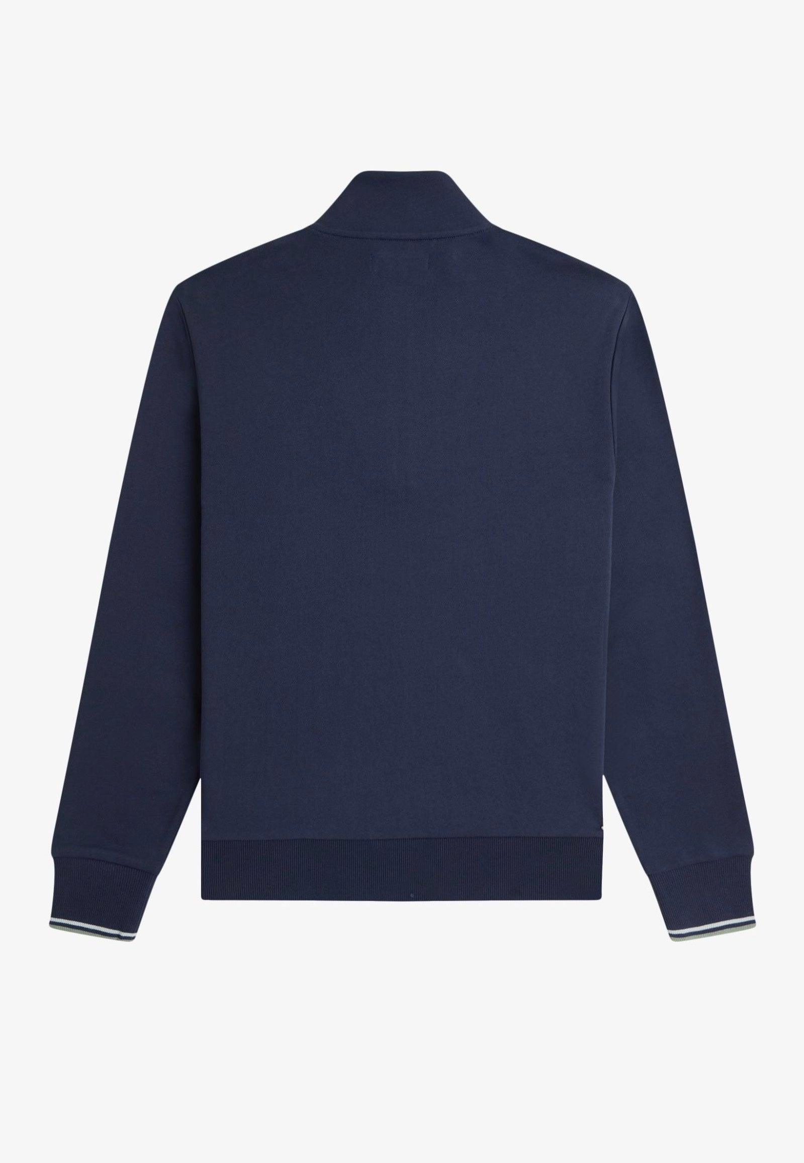Fred Perry - Half Zip Sweatshirt Dark Airforce/Light Ice/Bayleaf - Sweater | Men-Image