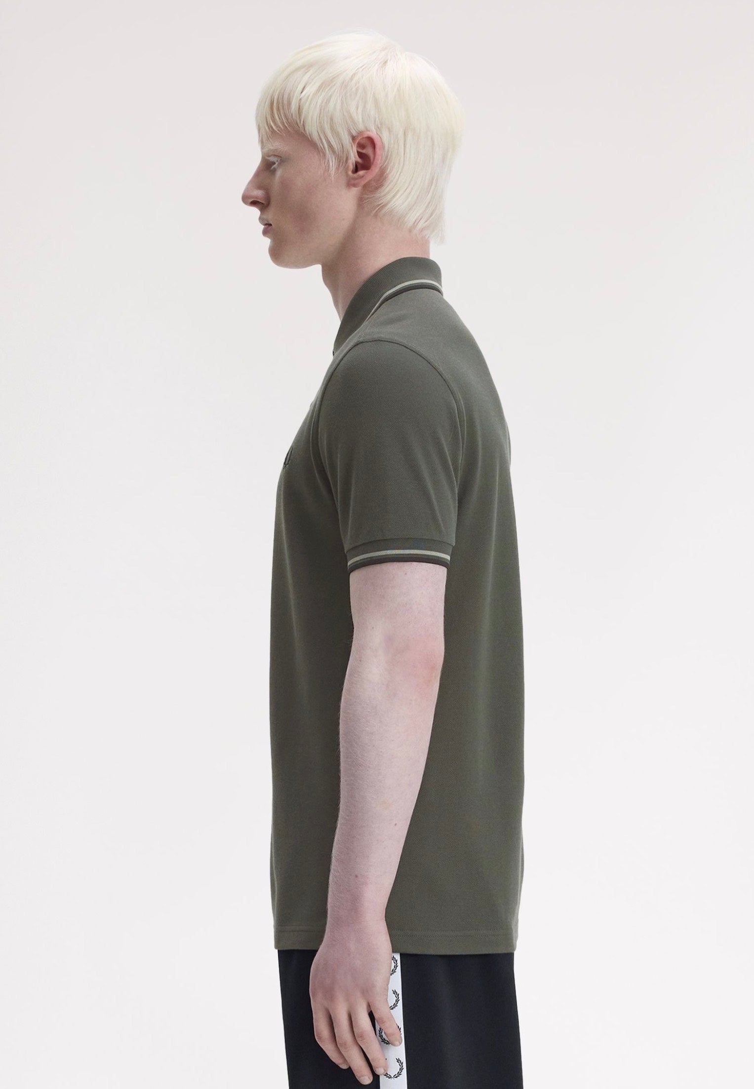 Fred Perry - Twin Tipped Field Green/Seagrass/Black - Polo | Men-Image