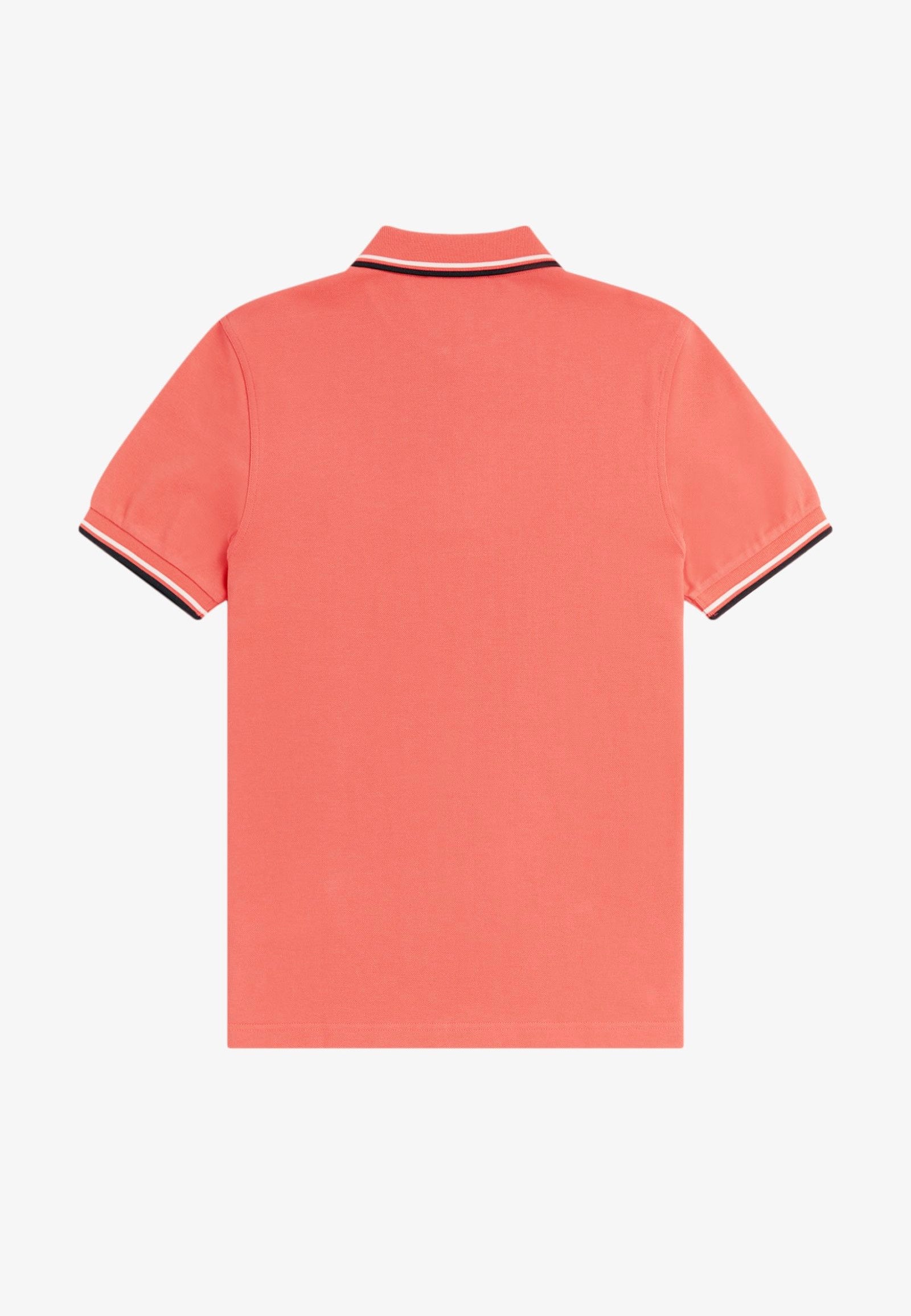 Fred Perry - Twin Tipped Strawberry Cream/Ecru/Black - Polo | Men-Image