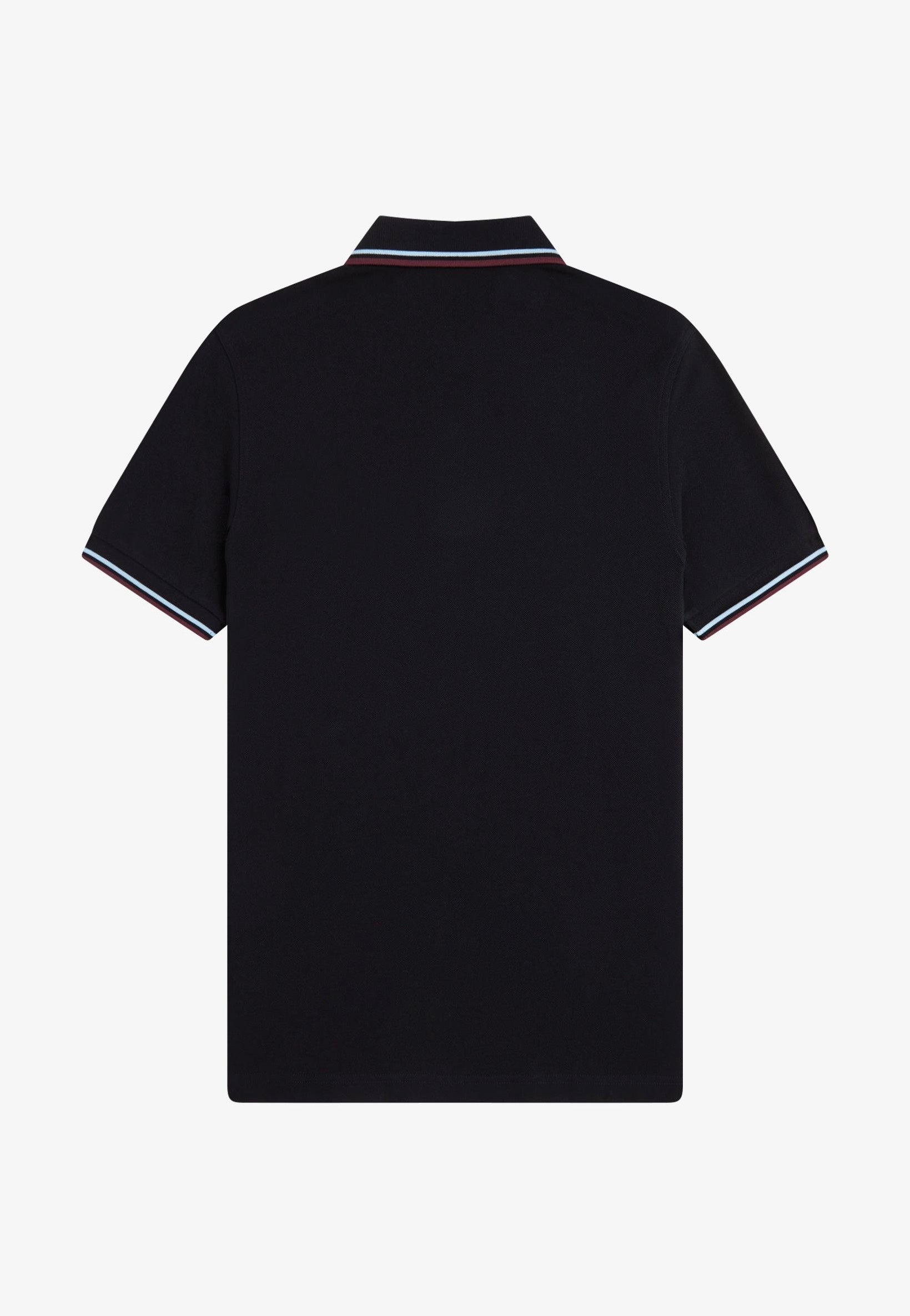 Fred Perry - Twin Tipped Black/Ball Boy Blue/Oxblood - Polo | Men-Image