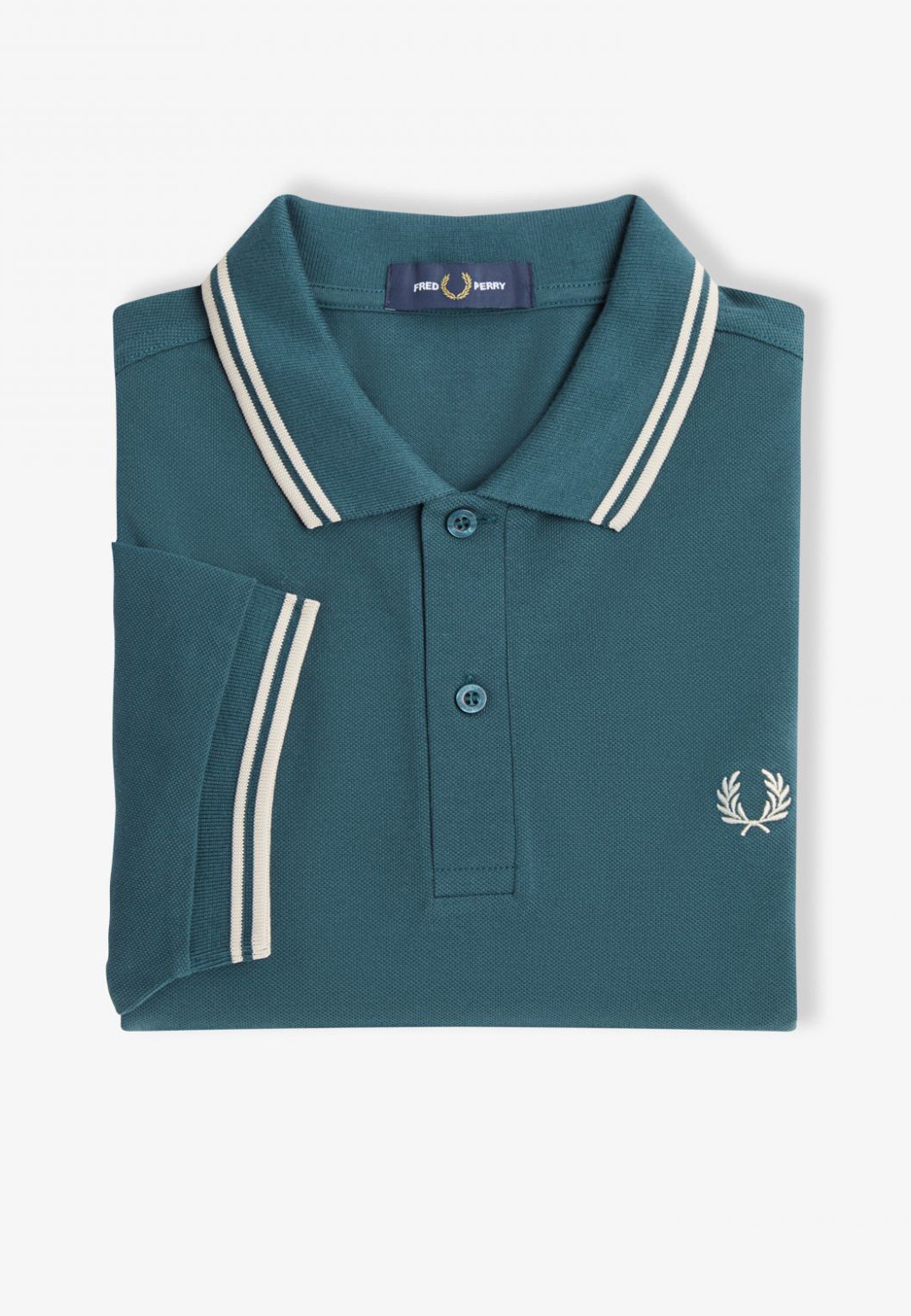 Fred Perry - Twin Tipped Petrol Blue - Polo | Men-Image
