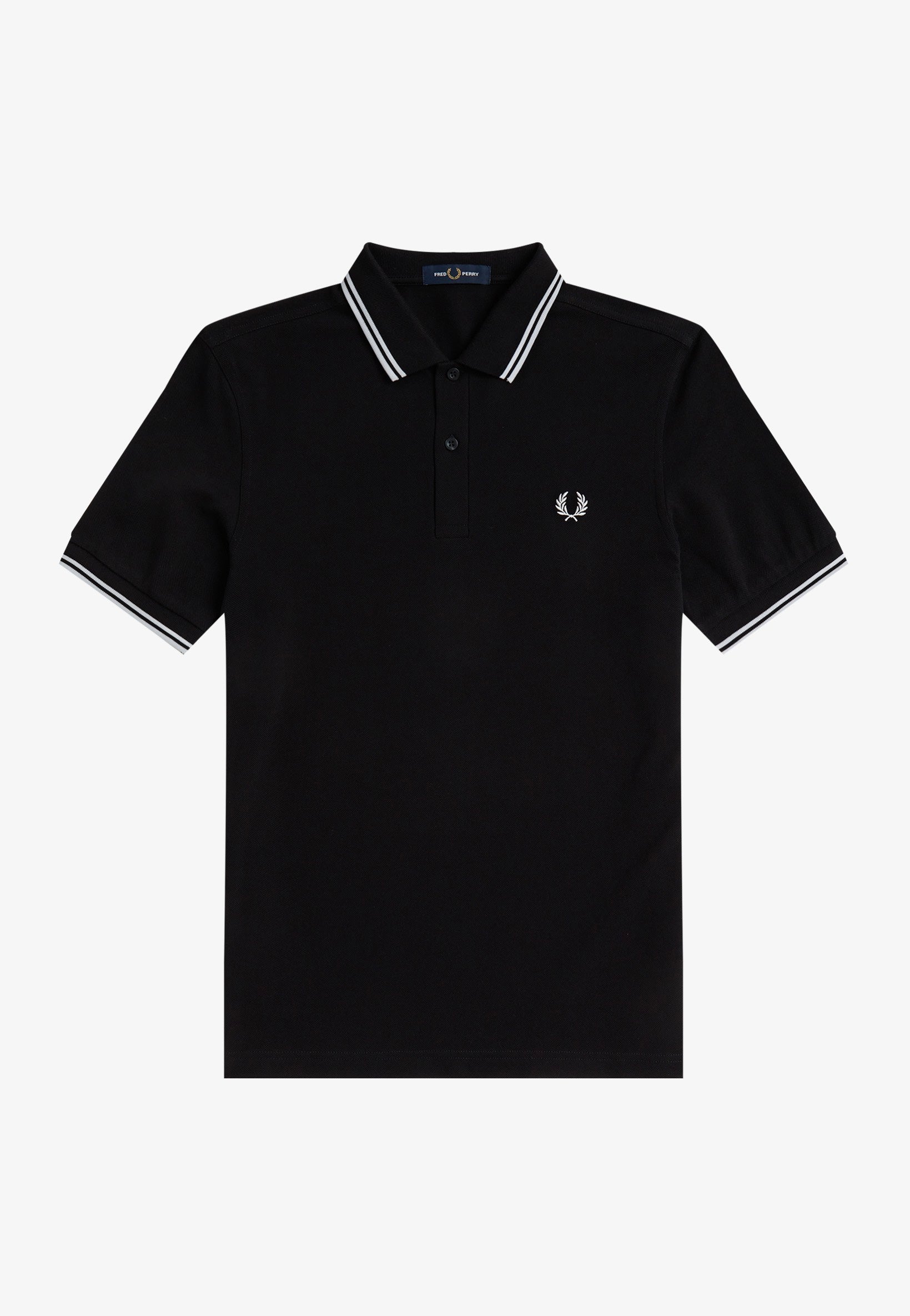 Fred Perry - Twin Tipped Fred Perry Black - Polo | Men-Image