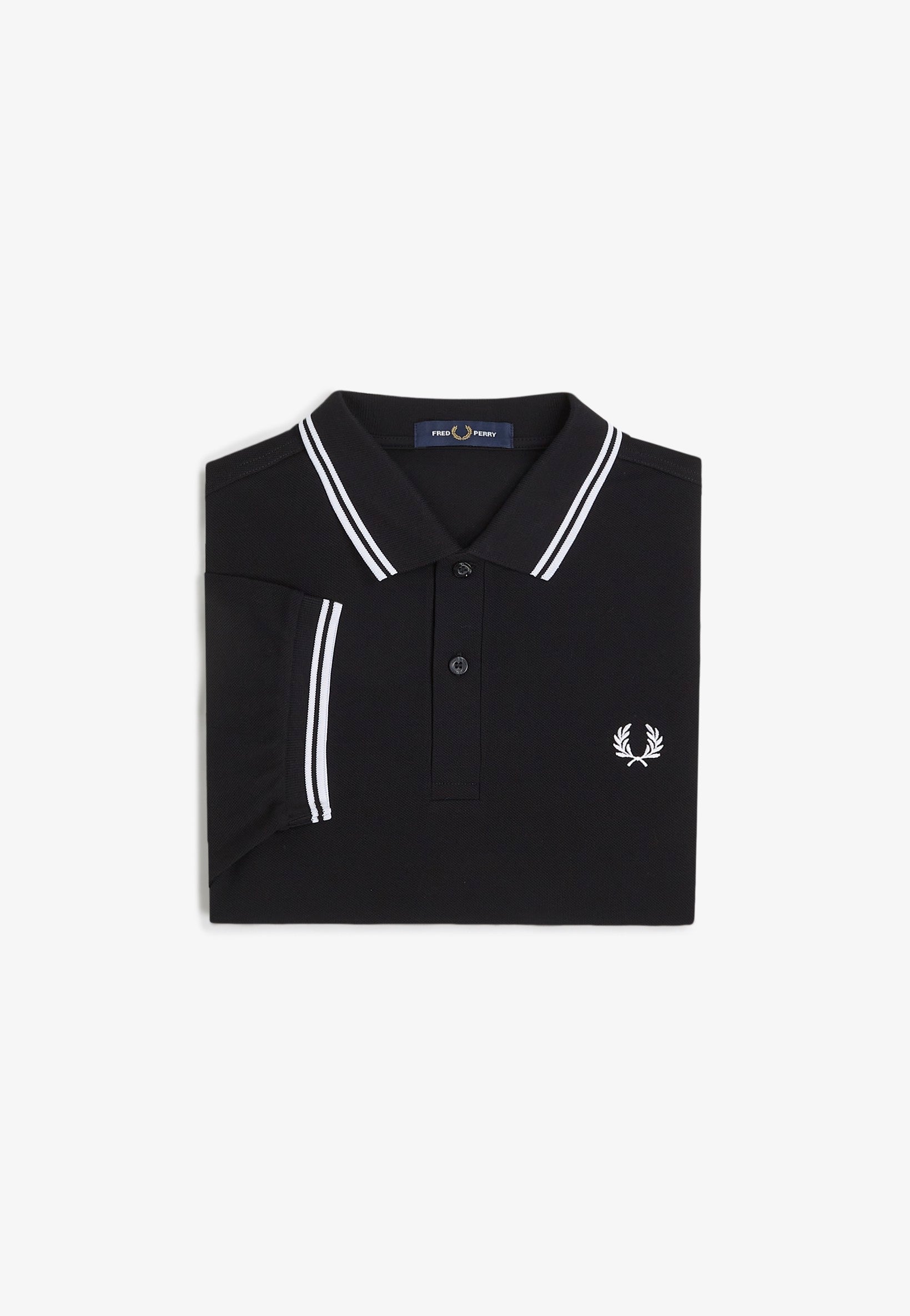 Fred Perry - Twin Tipped Fred Perry Black - Polo | Men-Image