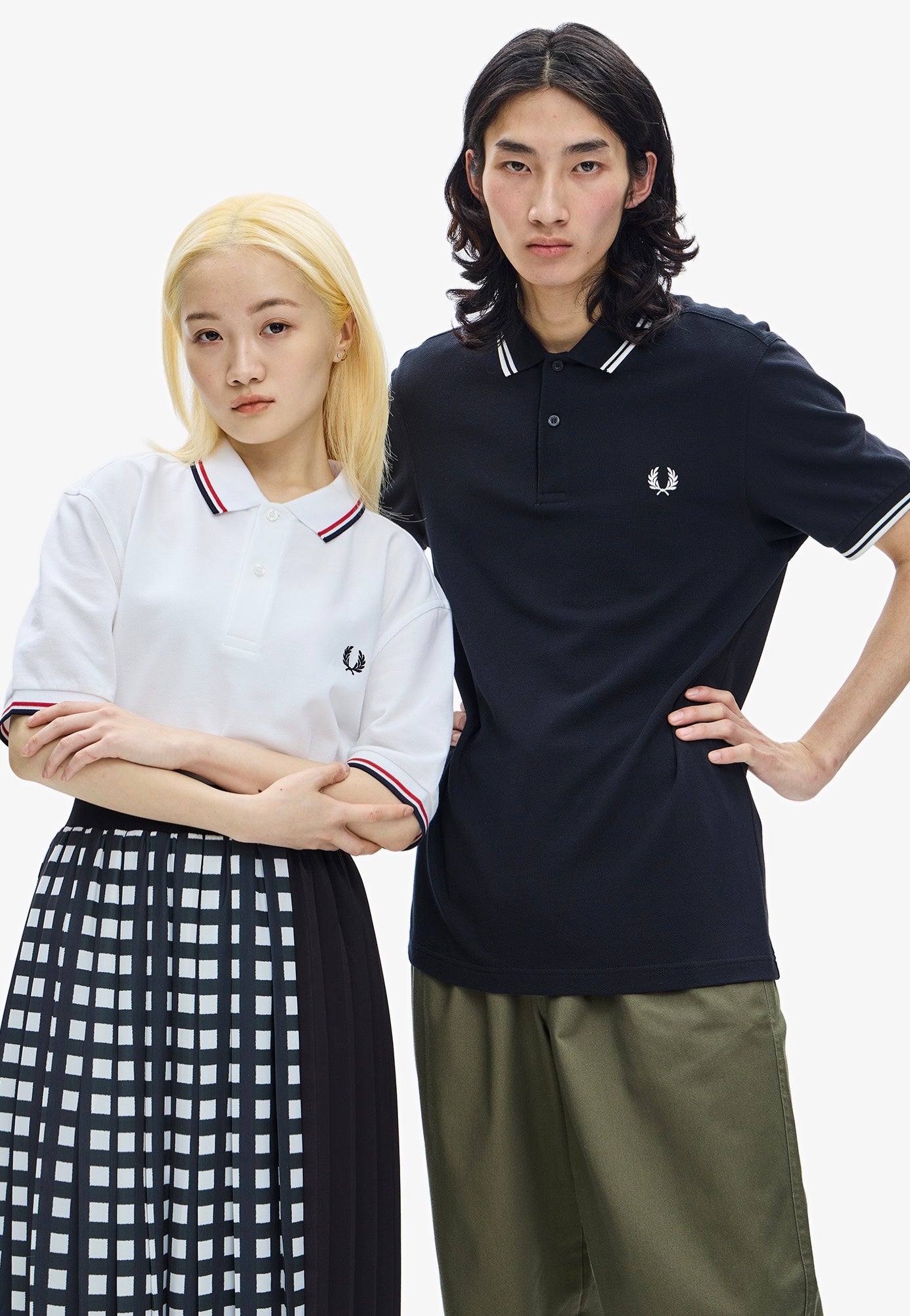 Fred Perry - Twin Tipped Fred Perry Black - Polo | Men-Image