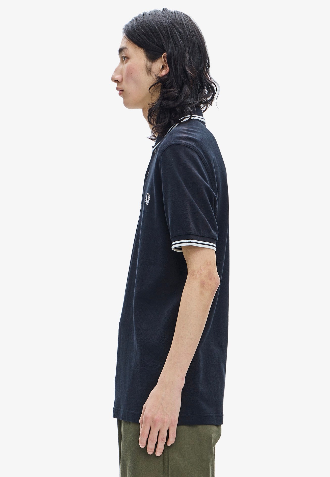 Fred Perry - Twin Tipped Fred Perry Black - Polo | Men-Image