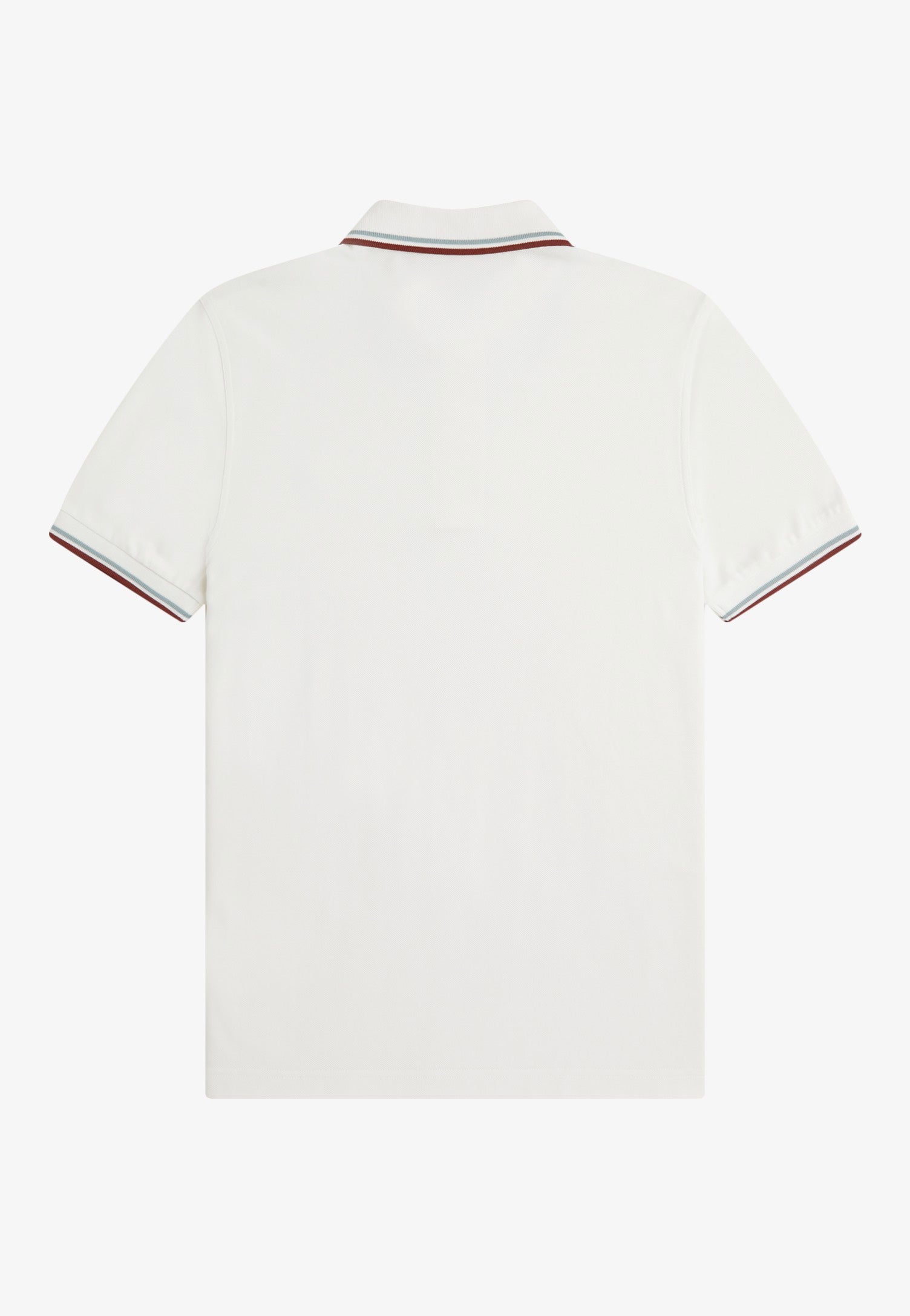 Fred Perry - Twin Tipped Snow White/Silver Blue/Brandy - Polo | Men-Image