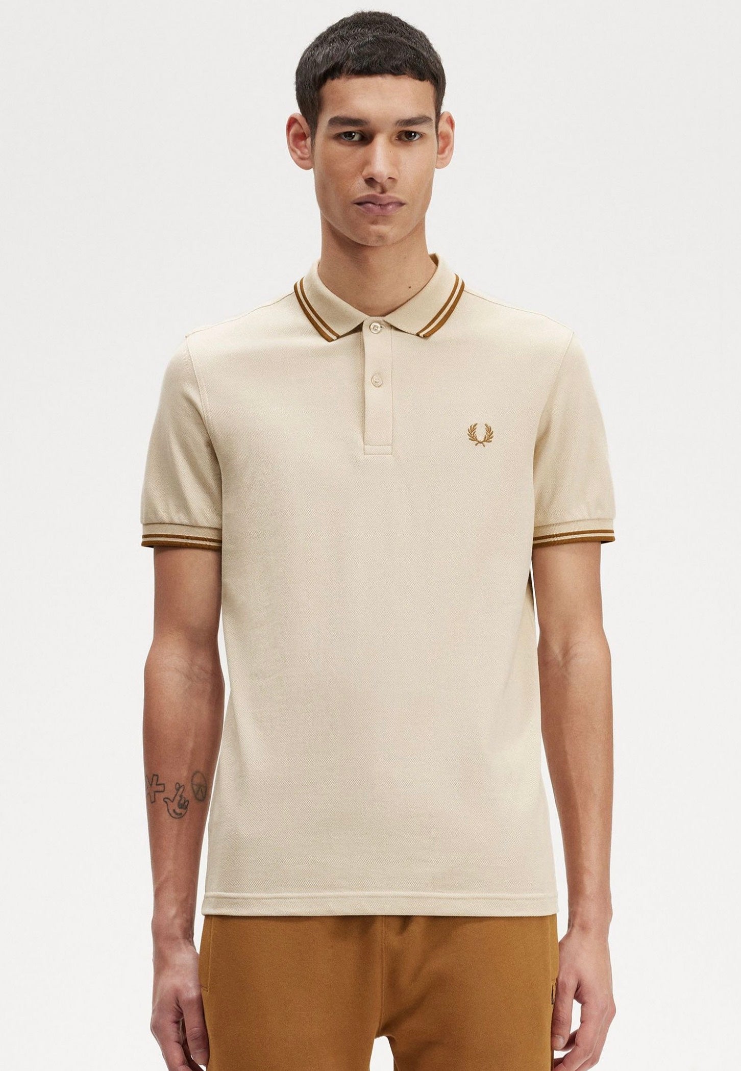 Fred Perry - Twin Tipped Oatmeal - Polo | Men-Image