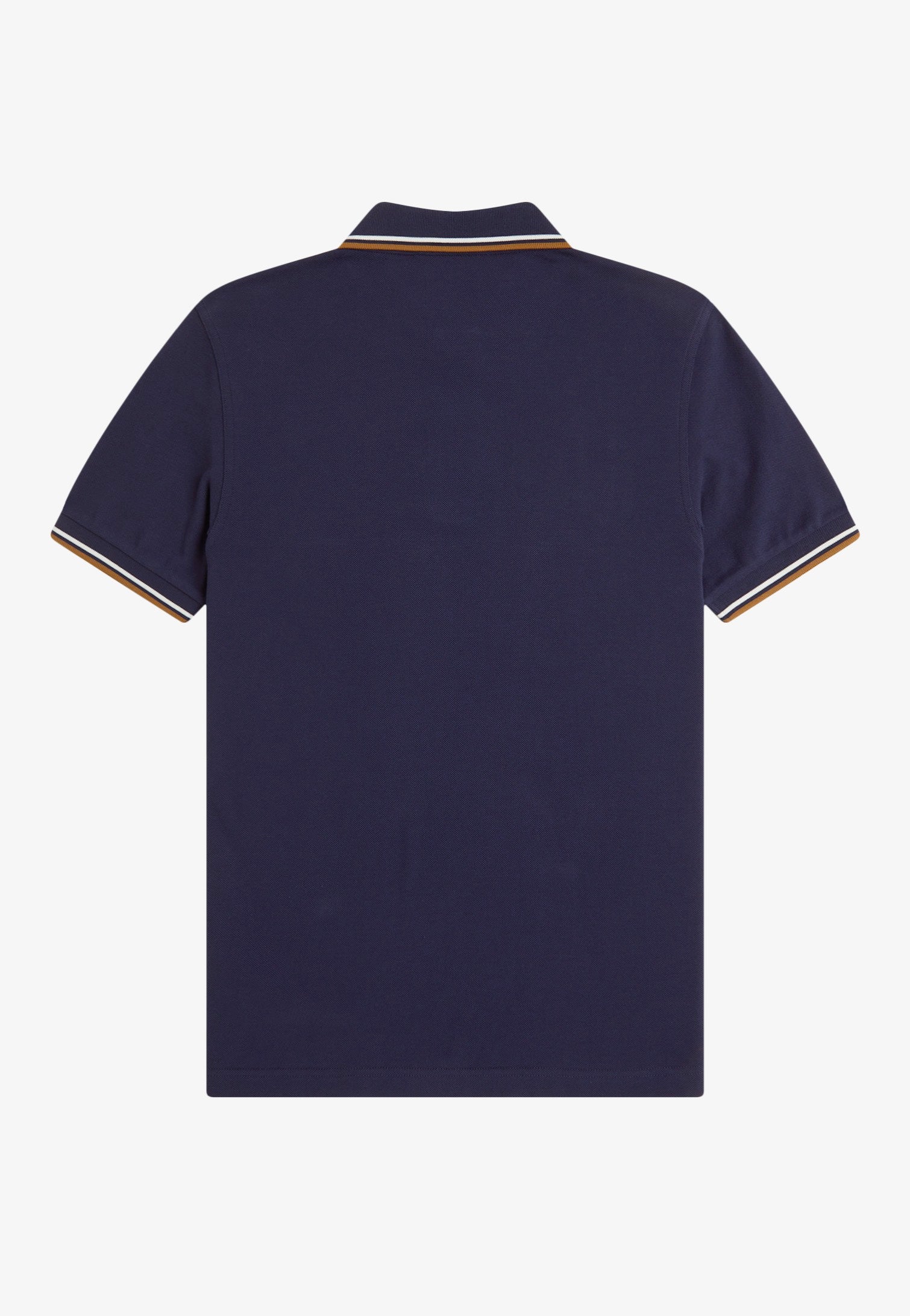 Fred Perry - Twin Tipped Twilight Navy/Snow White/Cark Caramel - Polo | Men-Image