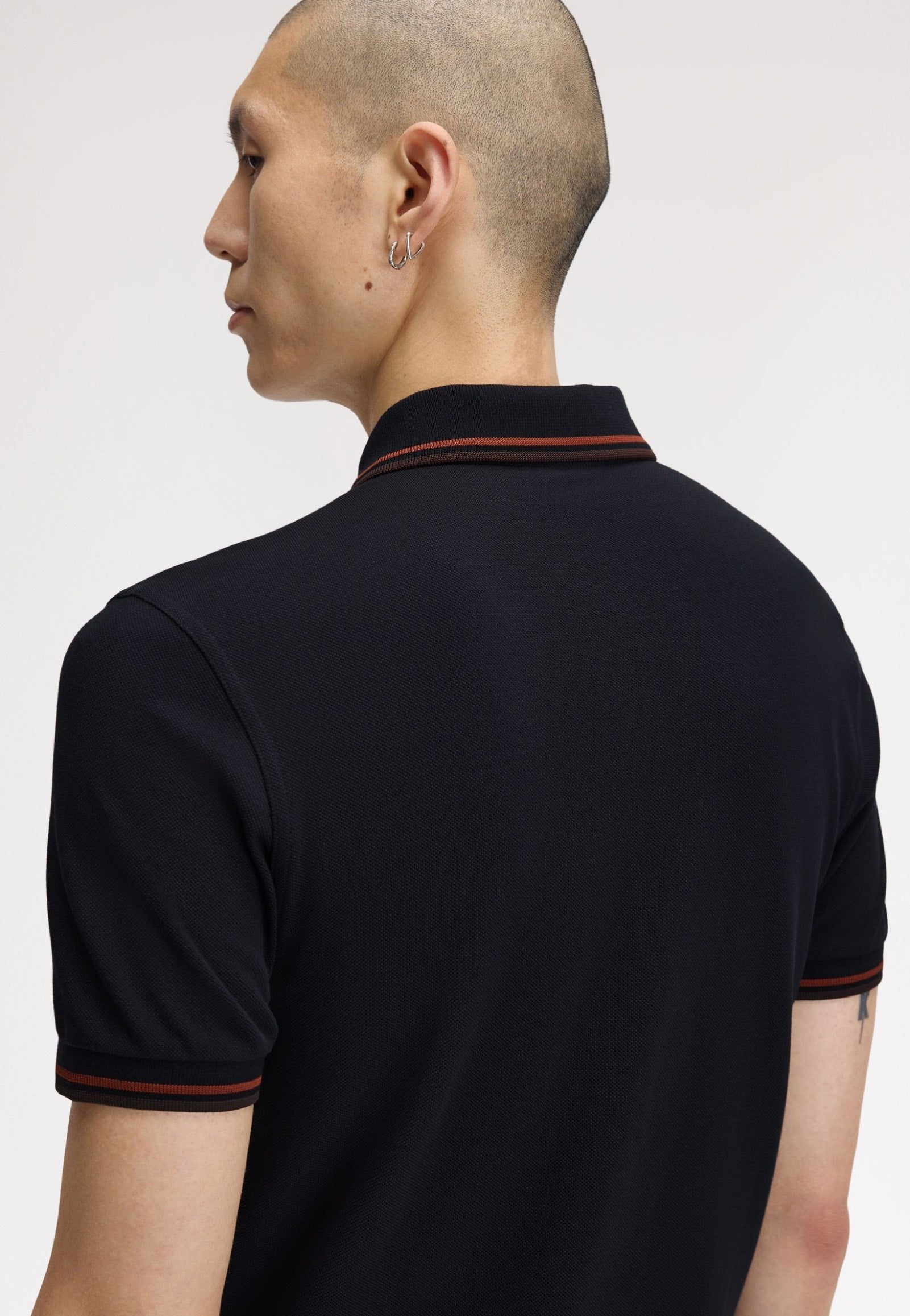 Fred Perry - Twin Tipped Navy/Brandy/Rich Brown - Polo | Men-Image