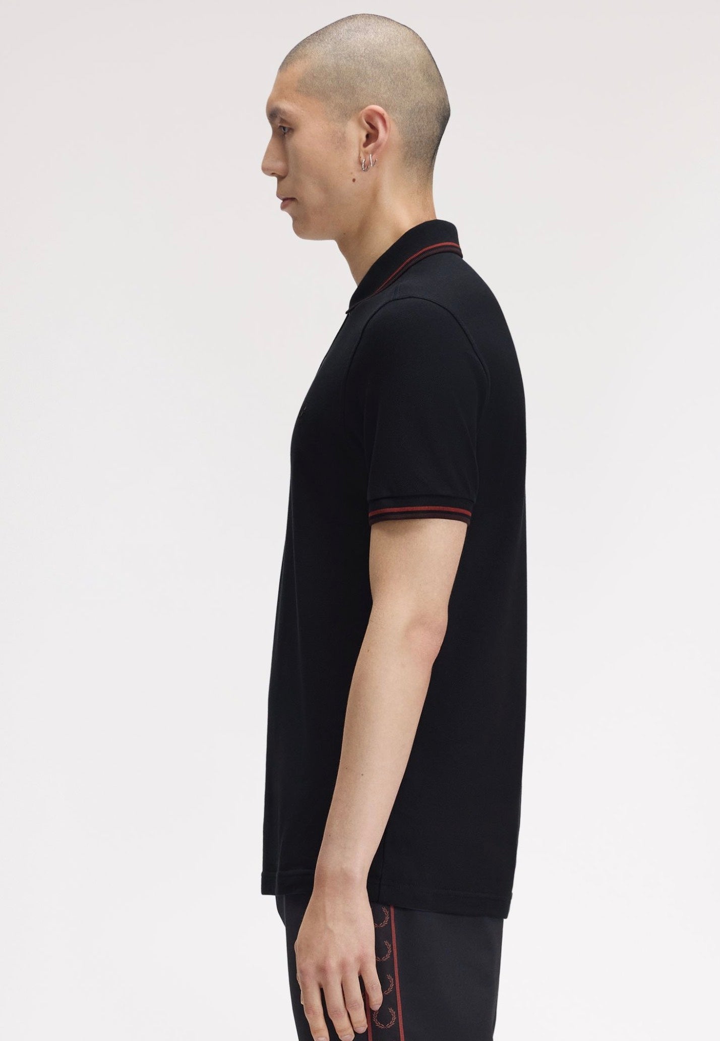 Fred Perry - Twin Tipped Navy/Brandy/Rich Brown - Polo | Men-Image