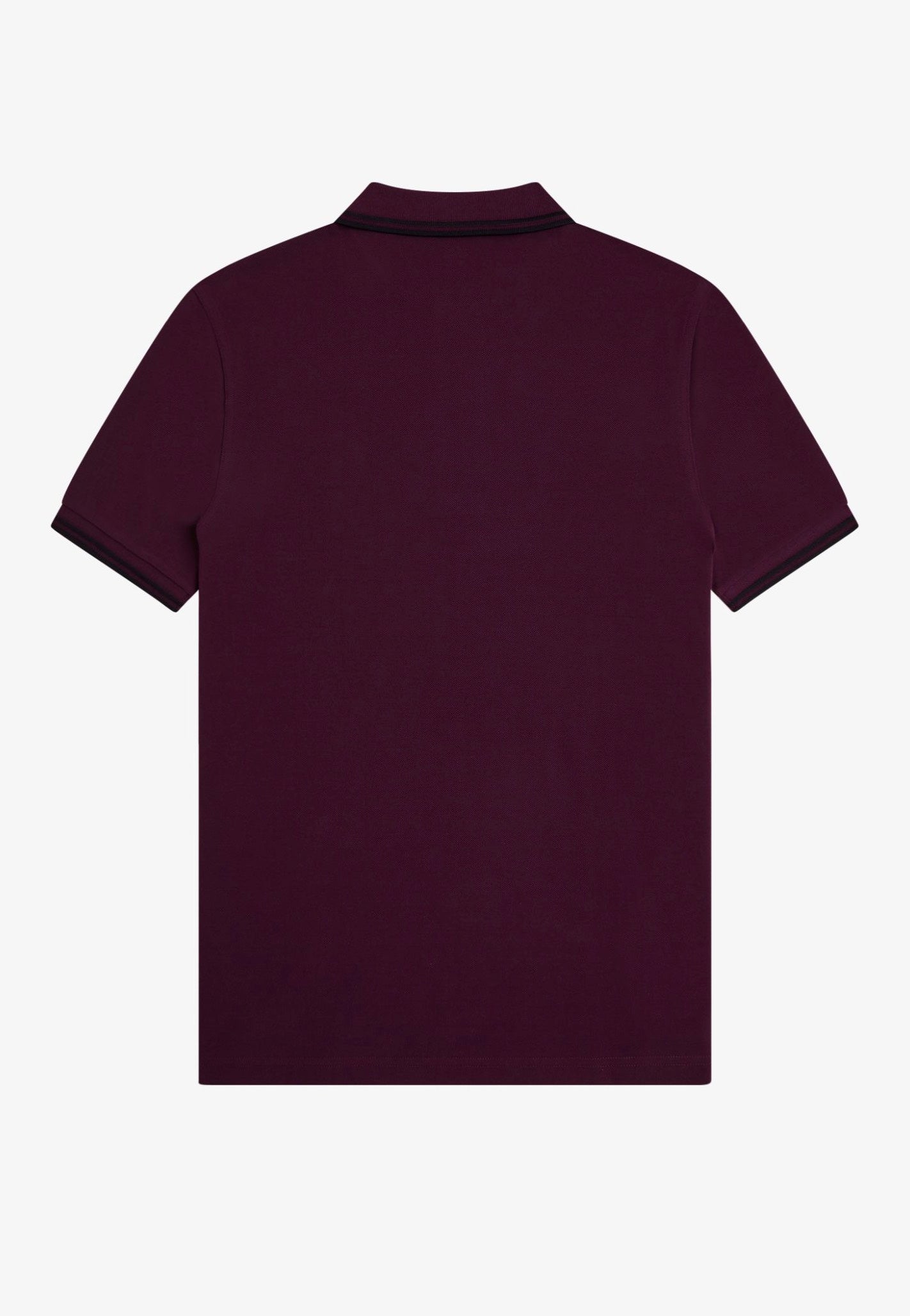 Fred Perry - Twin Tipped Plum/Black/Black - Polo | Men-Image