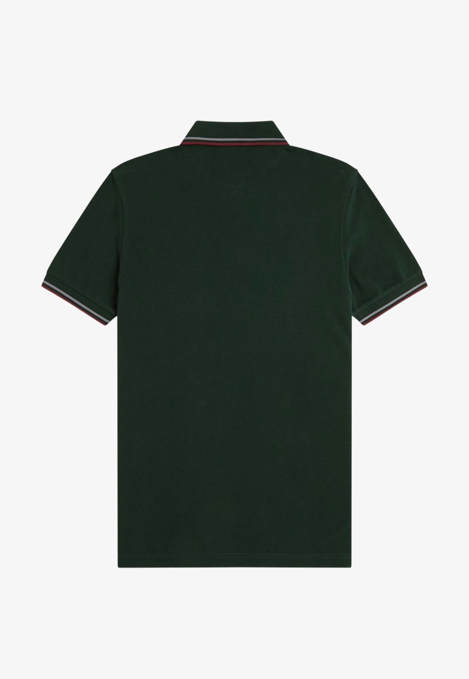 Fred Perry - Twin Tipped Grassroots/Stockport Blue/Oxblood - Polo | Men-Image