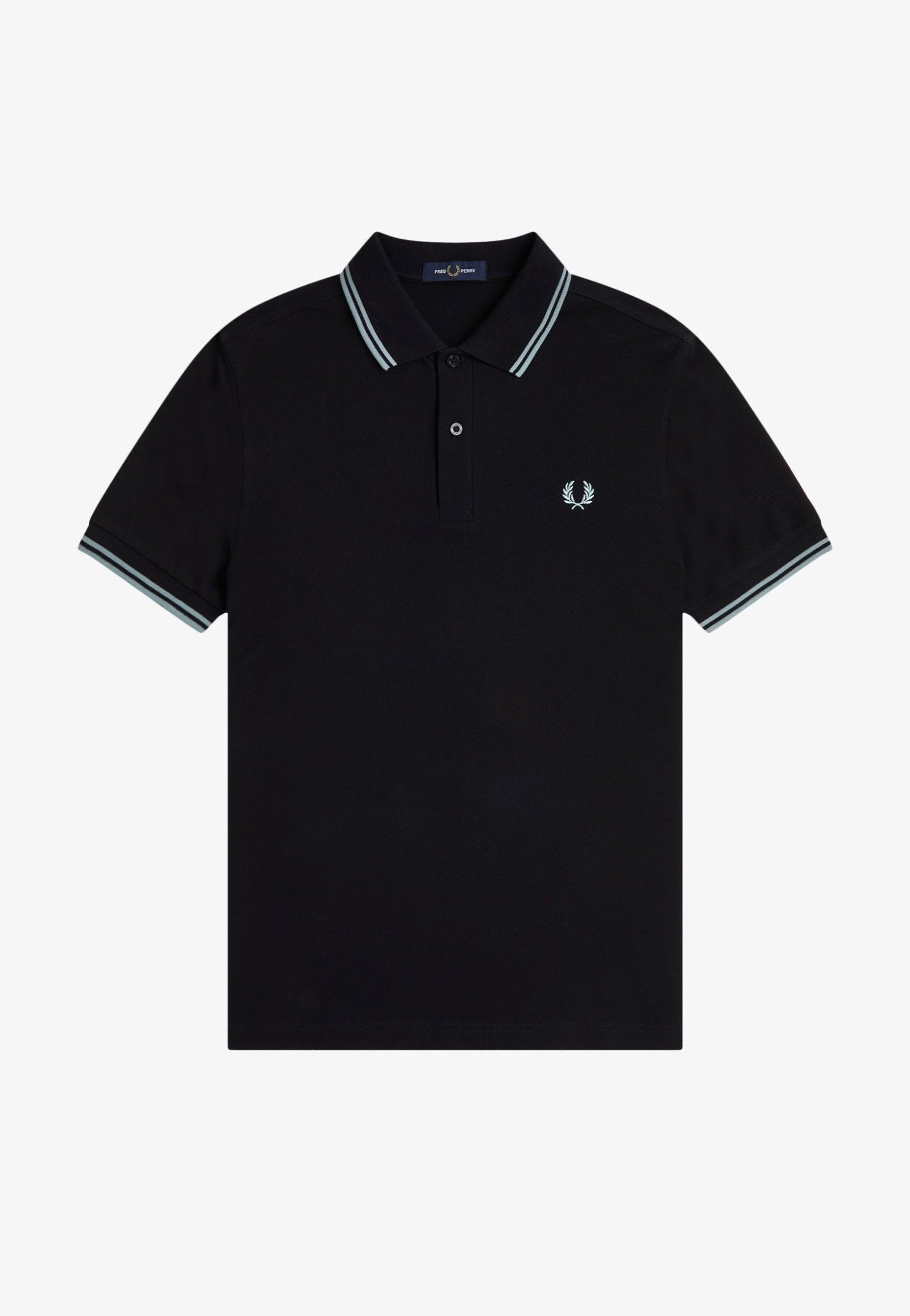 Fred Perry - Twin Tipped Black/Silverblue - Polo | Impericon