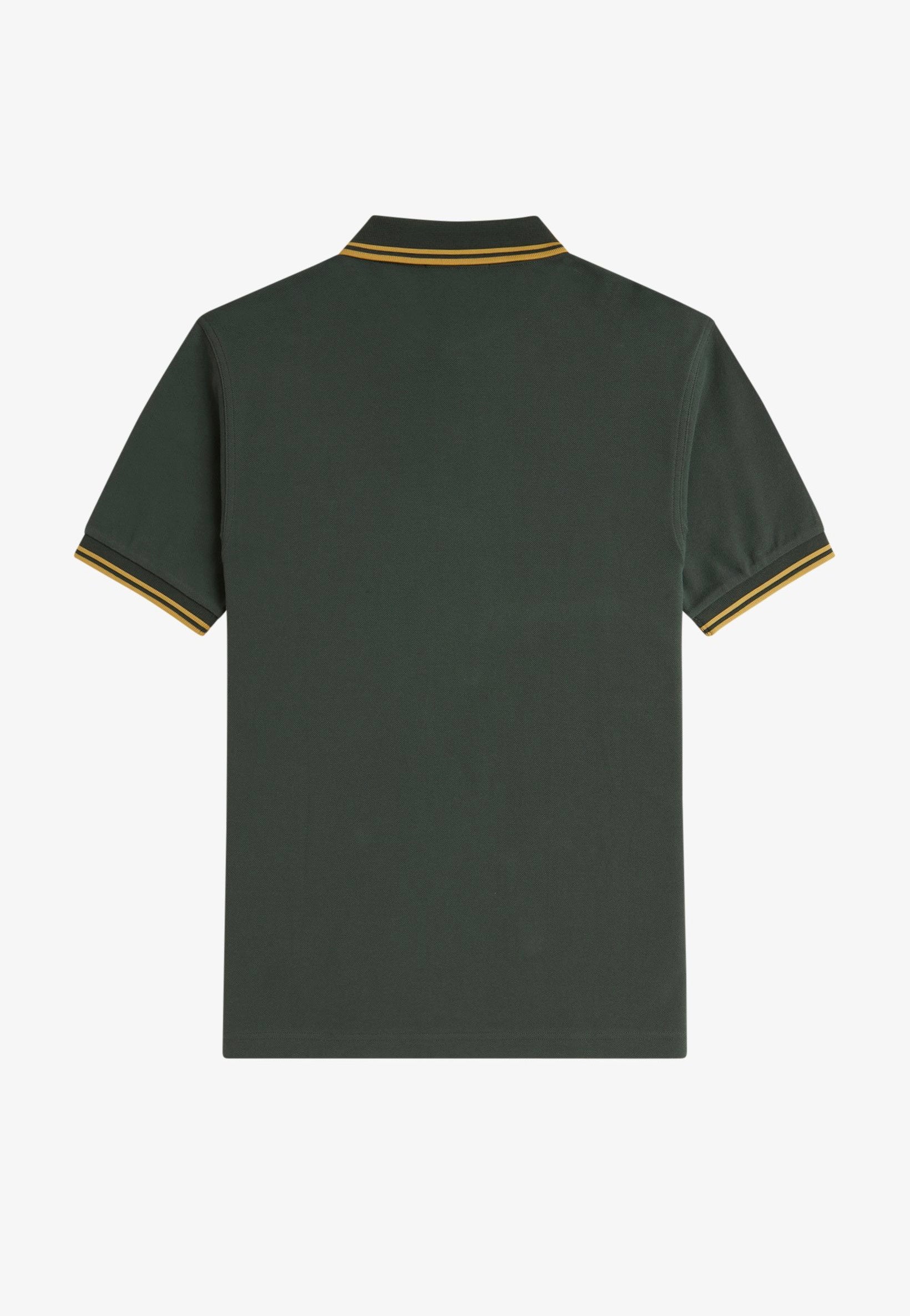 Fred Perry - Twin Tipped Court Green/Honeycomb - Polo | Men-Image