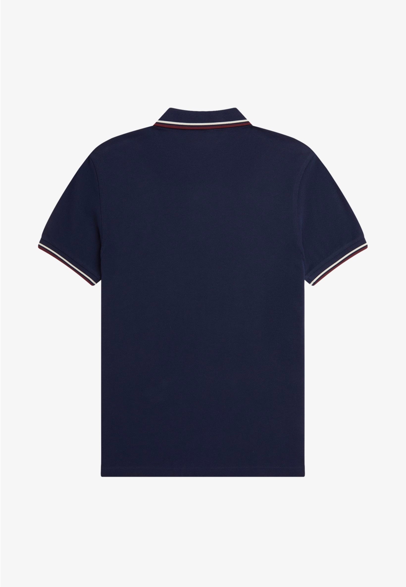 Fred Perry - Twin Tipped Tennis Blue/Ecru/Oxblood - Polo | Men-Image