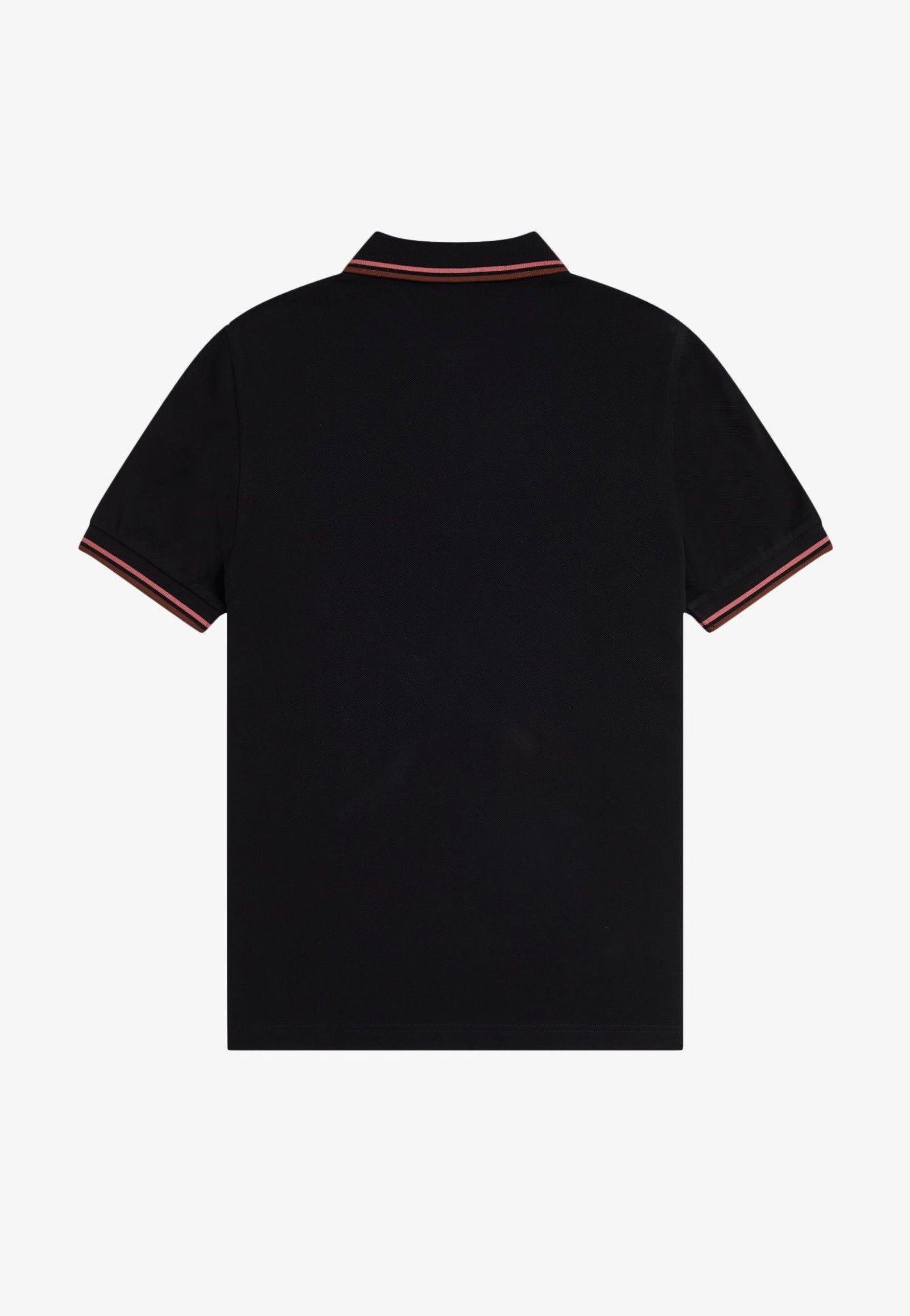 Fred Perry - Twin Tipped Black/Puttypink/Whbrw - Polo | Men-Image