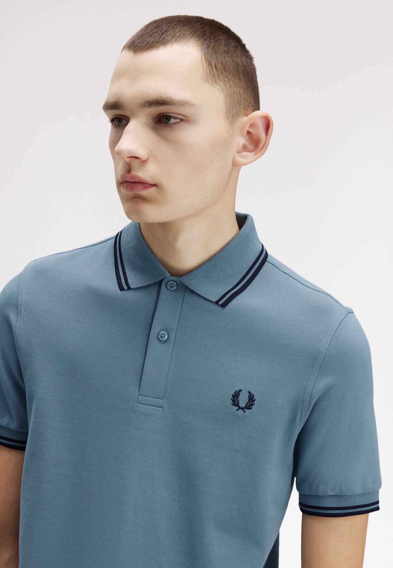 Fred Perry - Twin Tipped Stockportblue/Navy - Polo | Men-Image