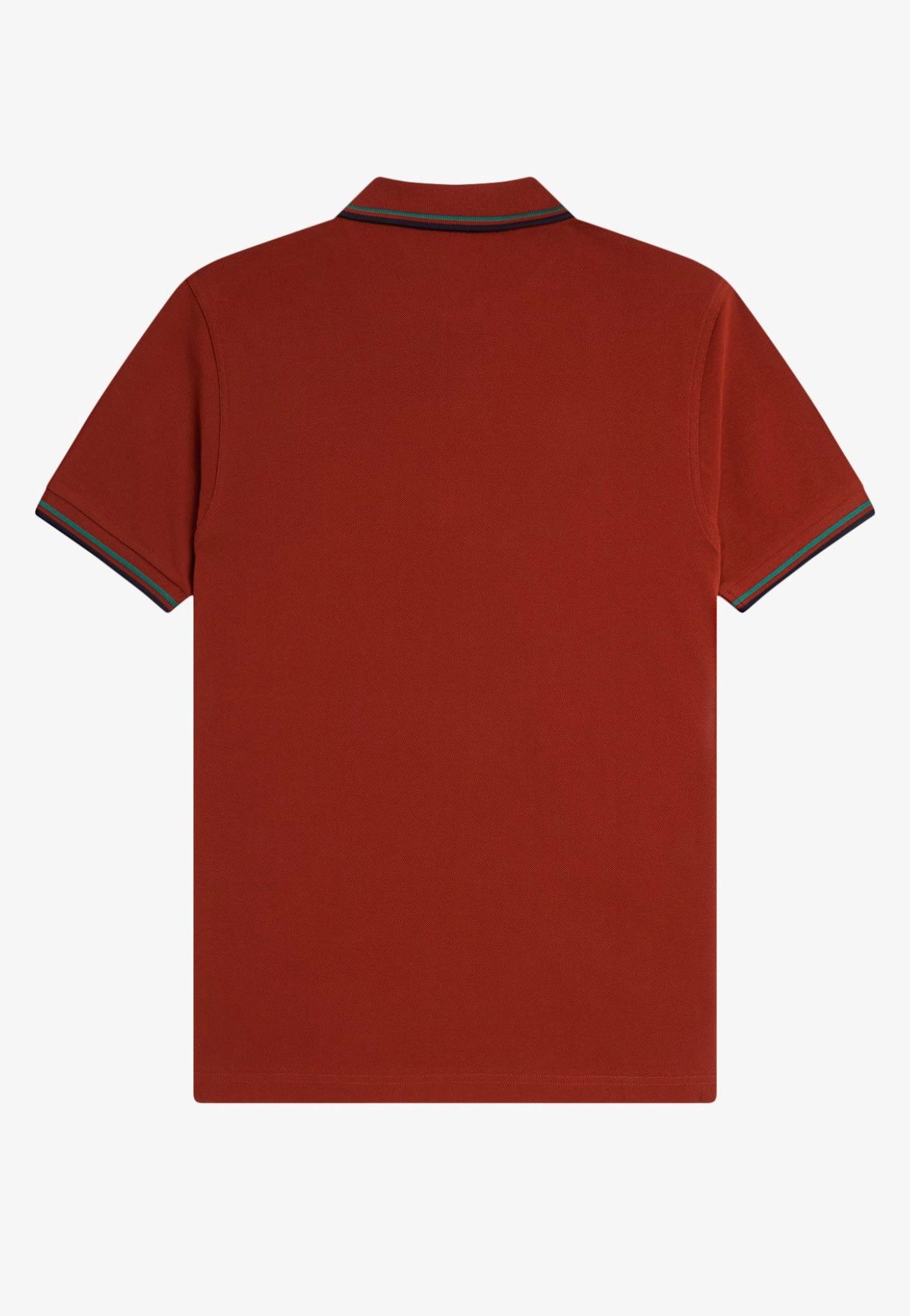 Fred Perry - Twin Tipped Burnt Red/Sport Green/Navy - Polo | Men-Image