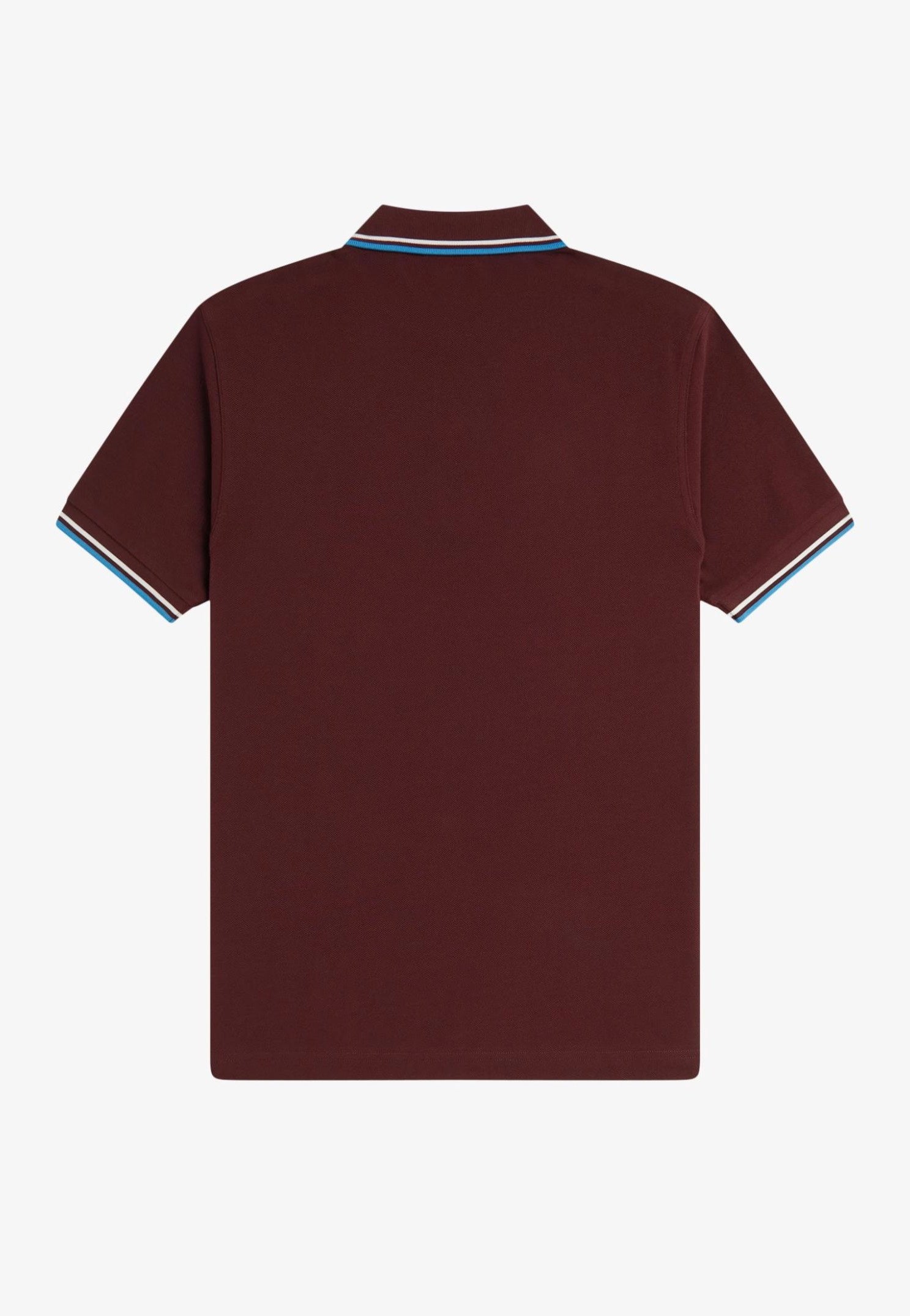 Fred Perry - Twin Tipped Oxblood/Ecru/Court Blue - Polo | Men-Image