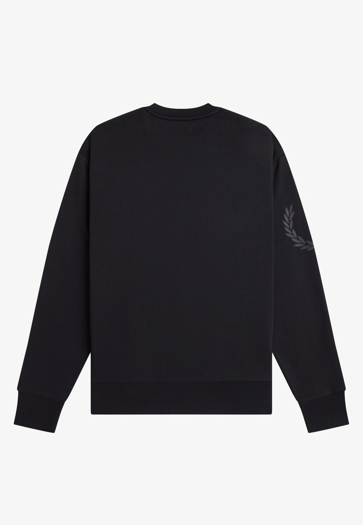 Fred Perry Reflective Laurel Black Camisola | Men-Image
