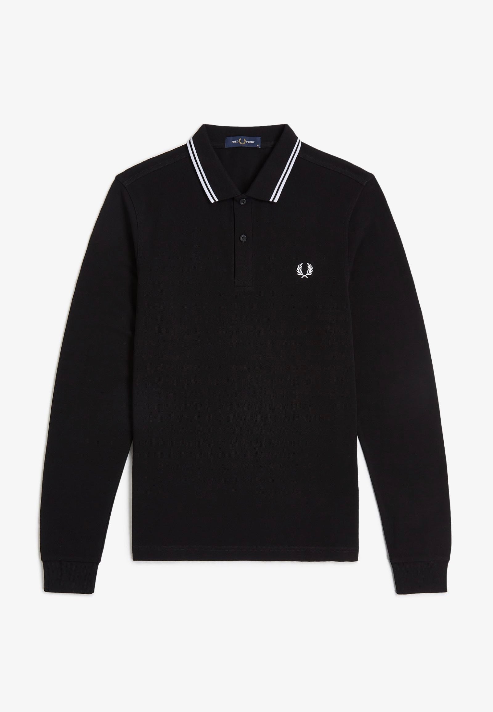 Fred Perry - Twin Tipped Black - Longsleeve | Men-Image