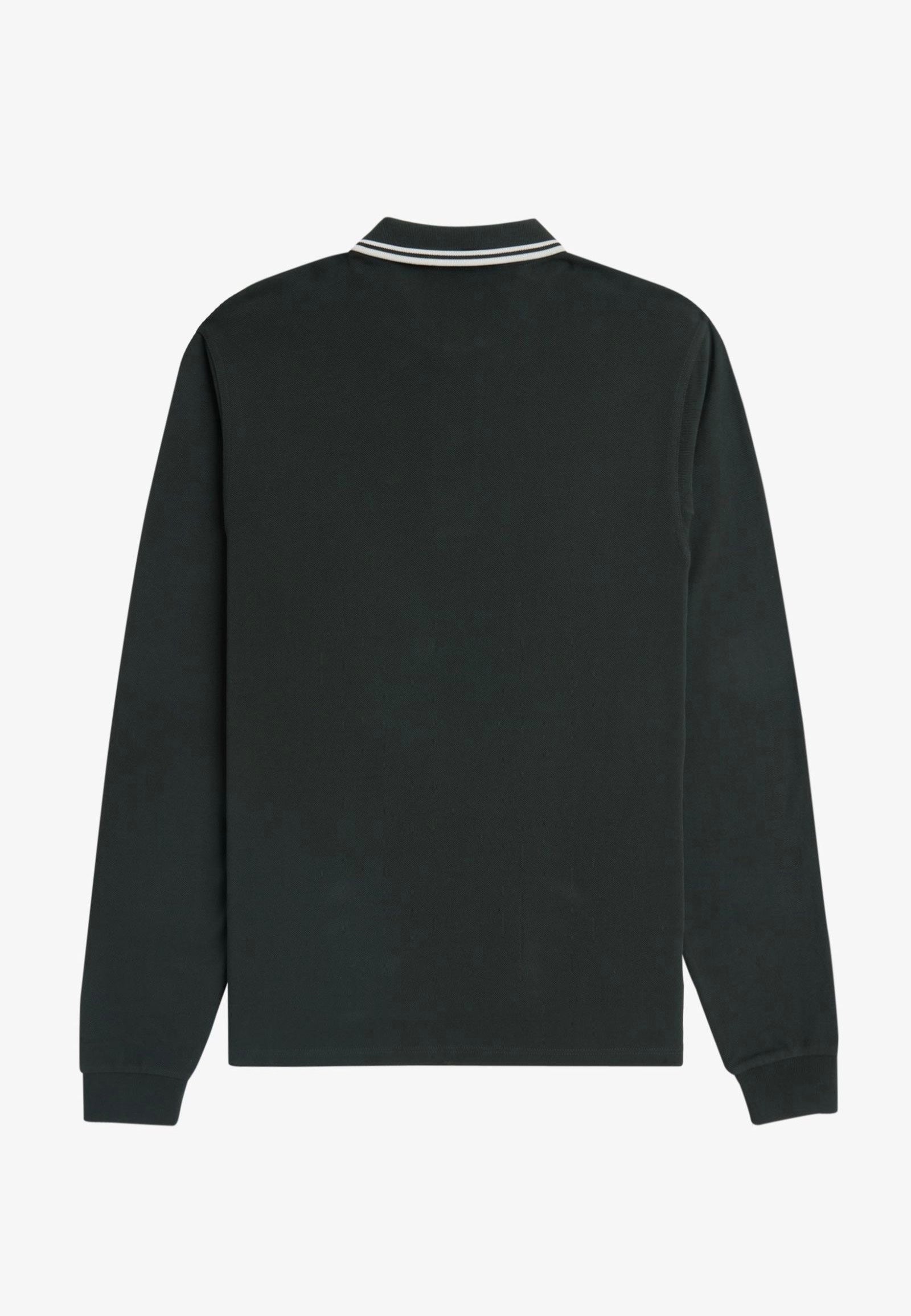 Fred Perry - Twin Tipped Nightgreen/Snow White - Longsleeve | Men-Image