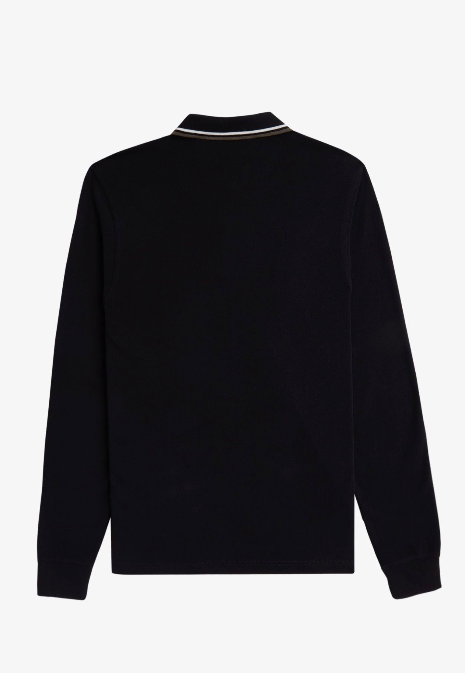 Fred Perry - Twin Tipped Black/Ecru/Laurel Wreath Green - Longsleeve | Men-Image