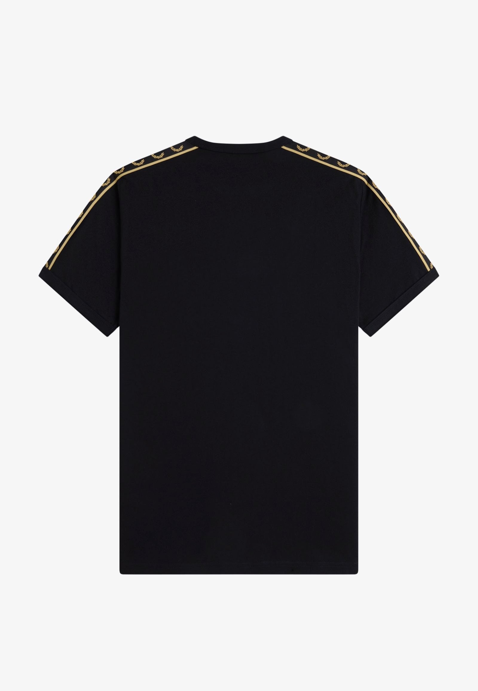 Fred Perry - Contrast Tape Ringer Black/Champagne - T-Shirt | Men-Image