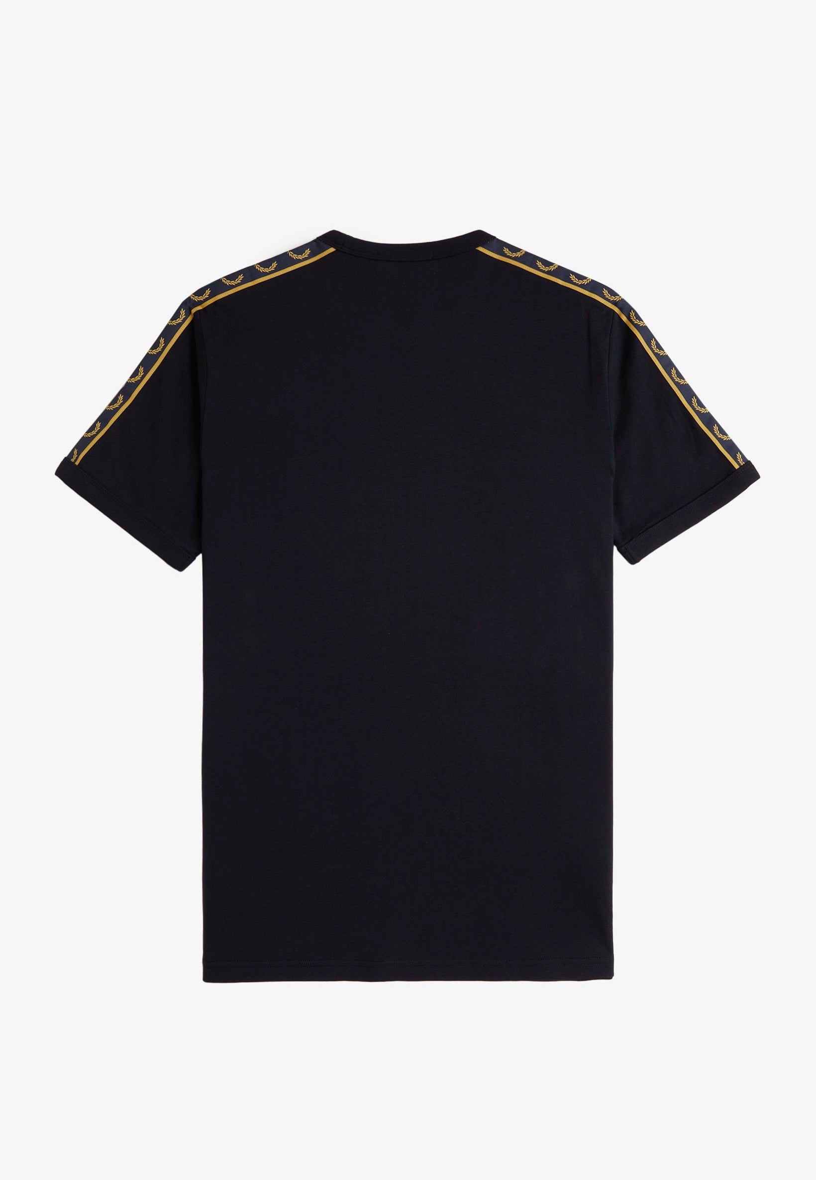 Fred Perry - Contrast Tape Ringer Navy/Honeycomb - T-Shirt