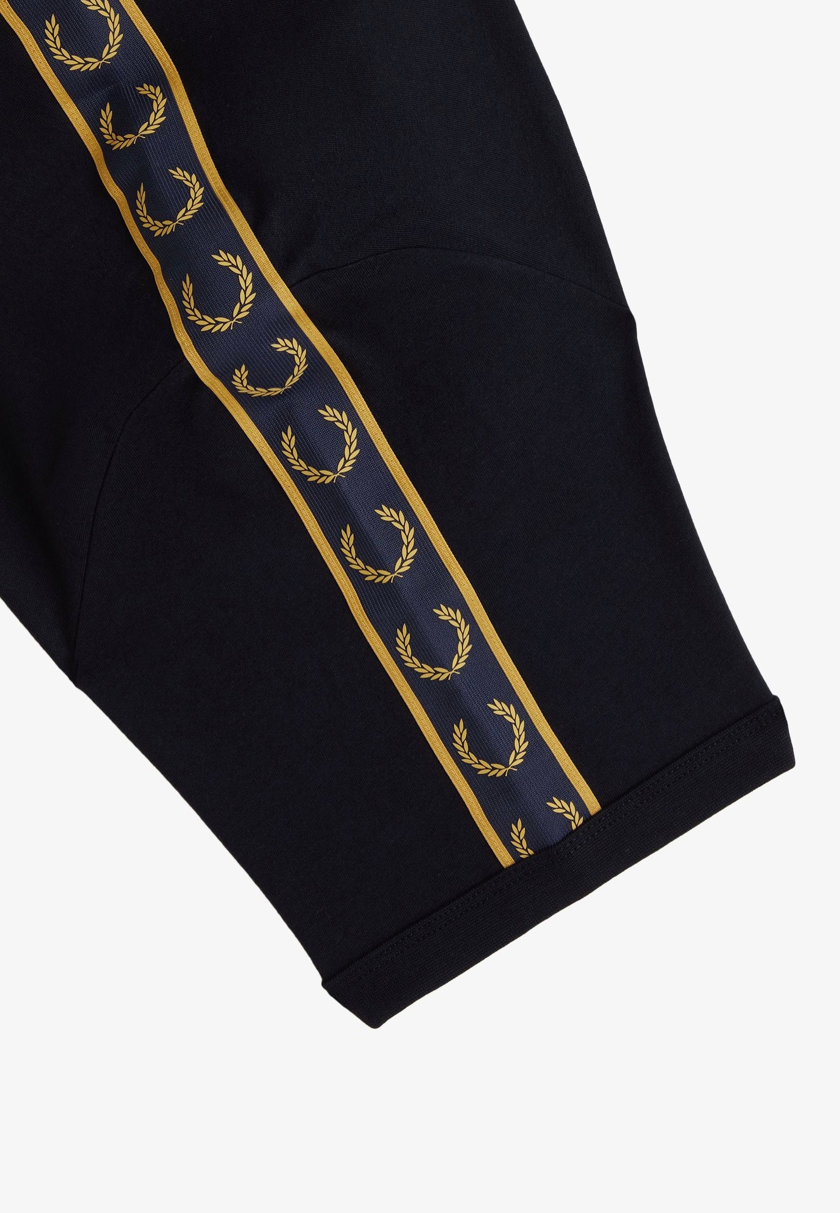 Fred Perry - Contrast Tape Ringer Navy/Honeycomb - T-Shirt | Men-Image