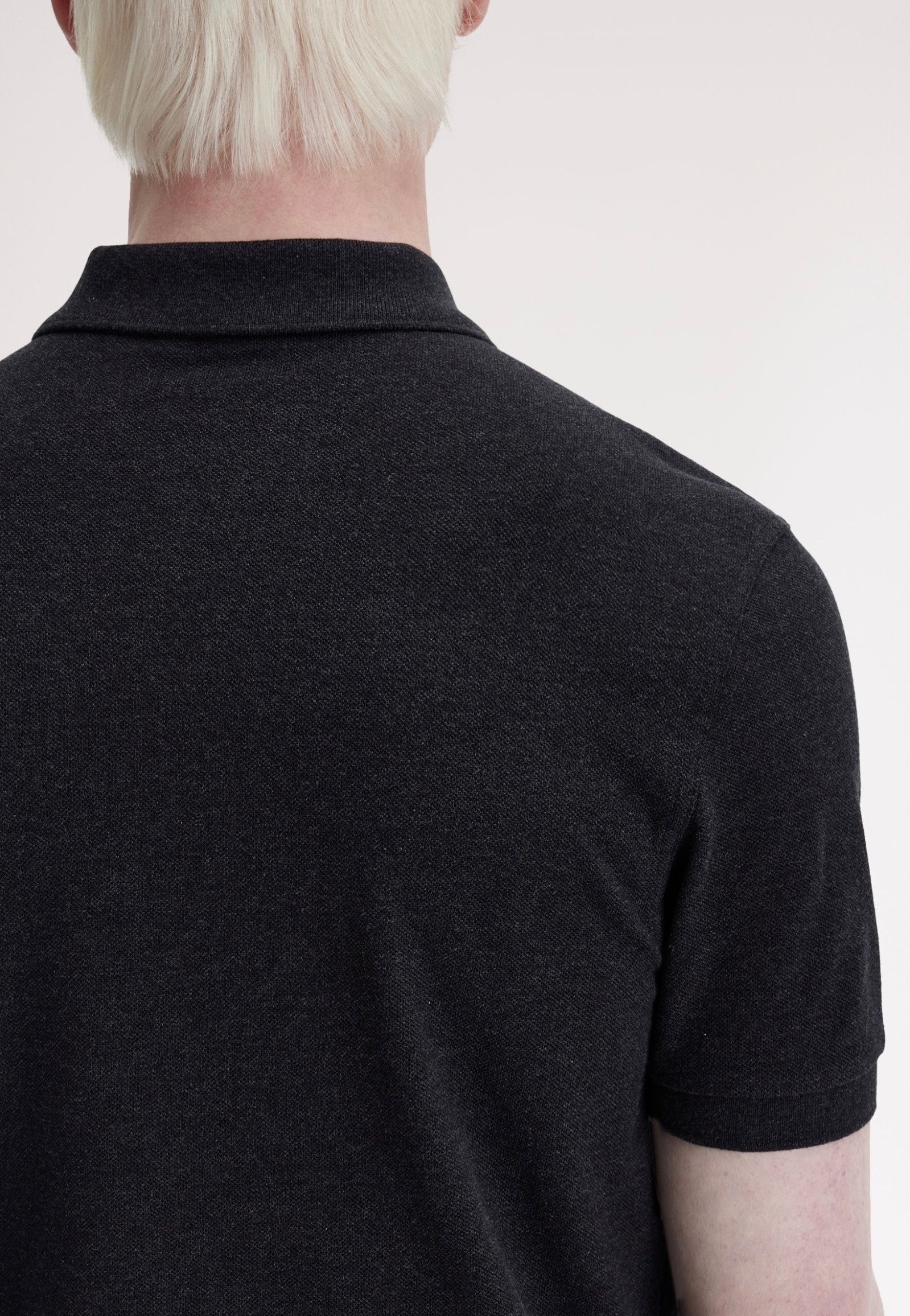 Fred Perry - The Fred Perry Charcoal Marl/Black - Polo | Men-Image